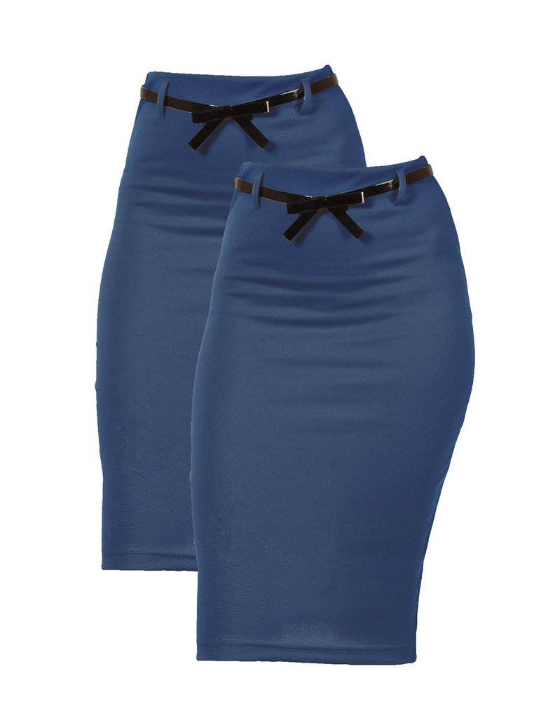 Stylish Dinamit Jeans Junior High Waist Pencil Skirt for Women | Slim Fit Denim Skirt | Perfect for Office Wear & Night Out