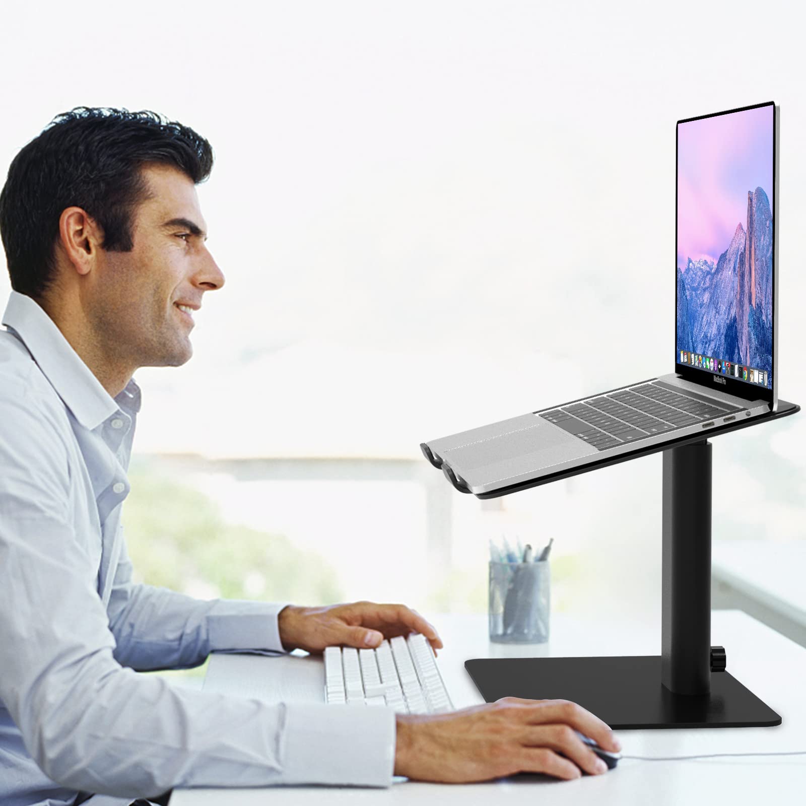 BESIGN LSX6 Ergonomic Adjustable Laptop Stand for 10-14