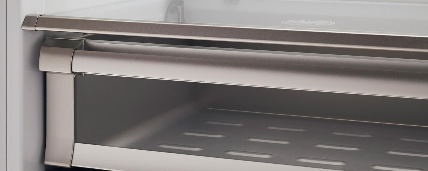 Bertazzoni REF30BMBIPRT 30 Inch Built-In Bottom Mount Refrigerator with Ice Maker - Panel Ready Stainless Steel - Perfect for Modern Kitchens & Open-Concept Homes