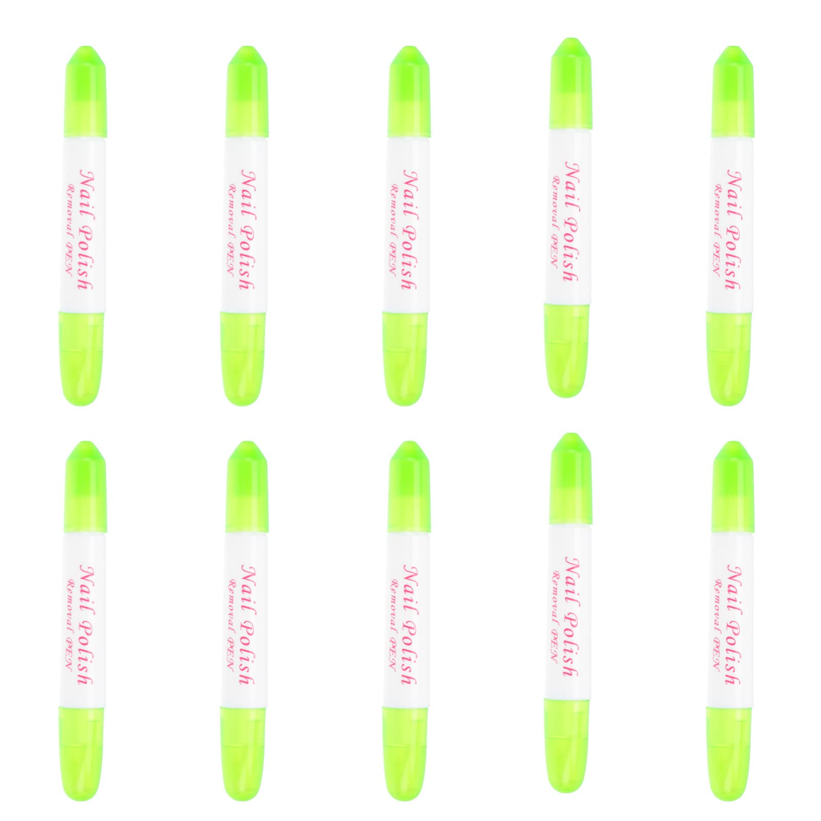 10pcs Nail Polish Remover Pens - Quick & Easy Nail Art Correction Tool for Gel & Acrylic Nails | Portable Manicure Brush for At-Home & Salon Use | Perfect for Nail Polish Removal & Touch-Ups