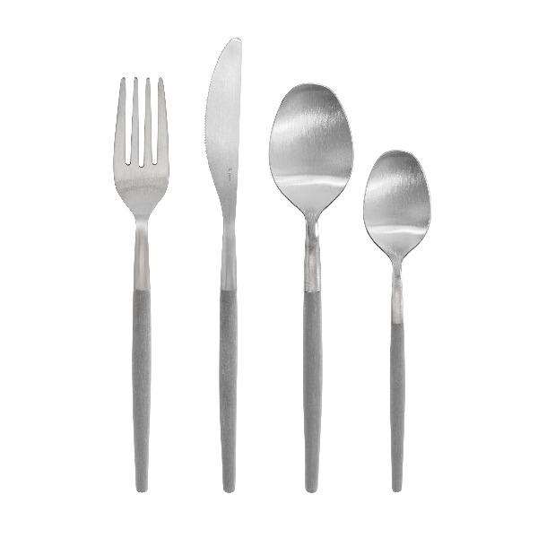Premium MAXIME 16-Piece Flatware Set - Stainless Steel Silverware for Everyday Dining, Dinner Parties & Gifts - Includes Forks, Knives, Spoons & Serving Utensils