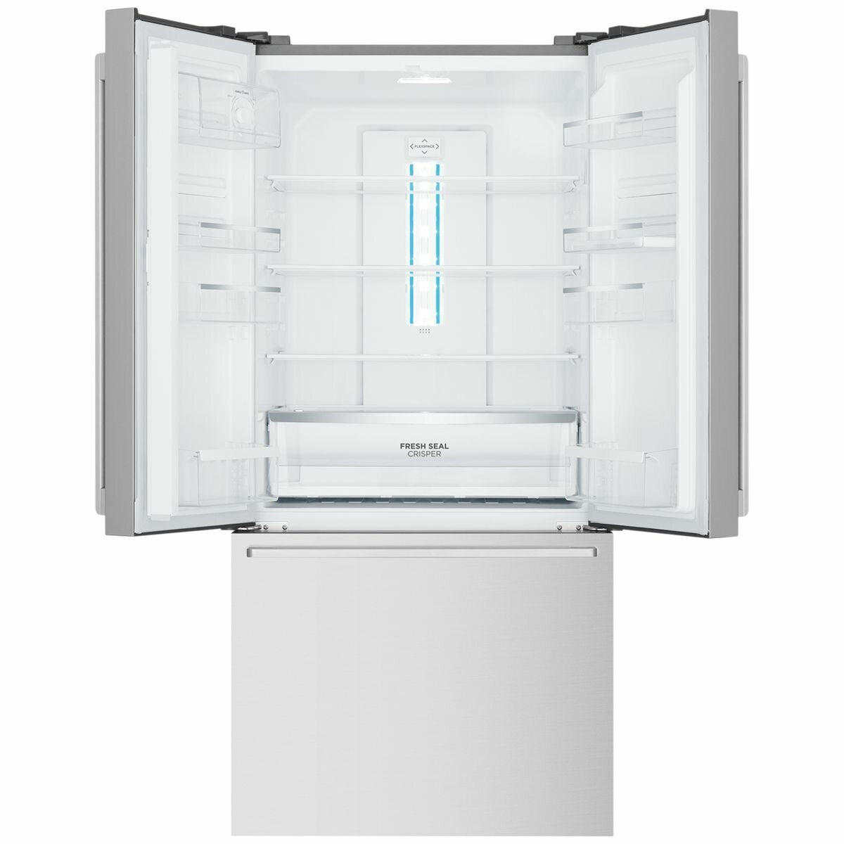 Westinghouse 491L French Door Frost Free Refrigerator WHE5204SC - Energy Efficient Large Capacity Fridge for Modern Kitchen & Family Use