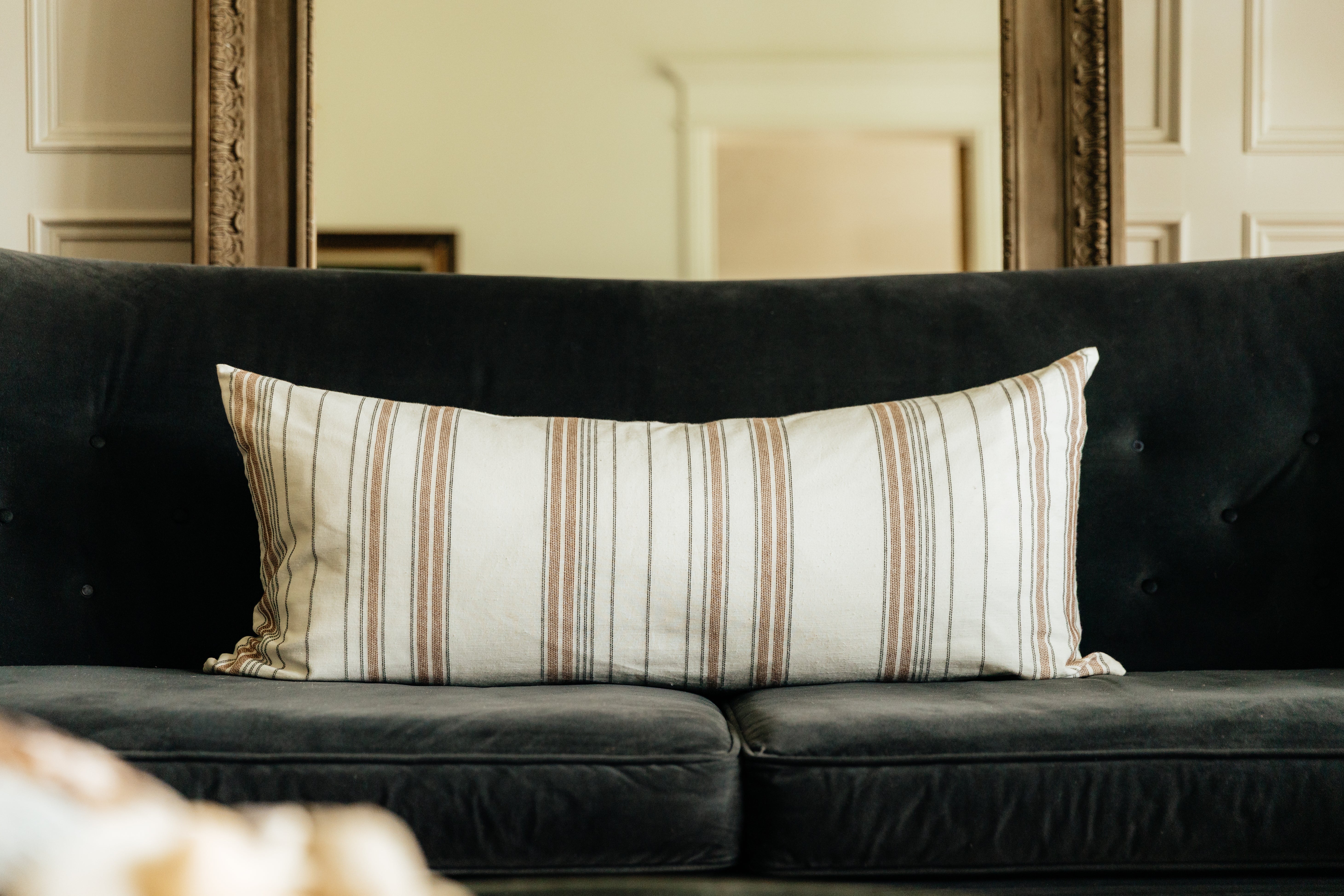 Franklin XL Lumbar Pillow Cover - Premium Support for Back Pain Relief - Perfect for Office Chairs, Car Seats & Home Decor