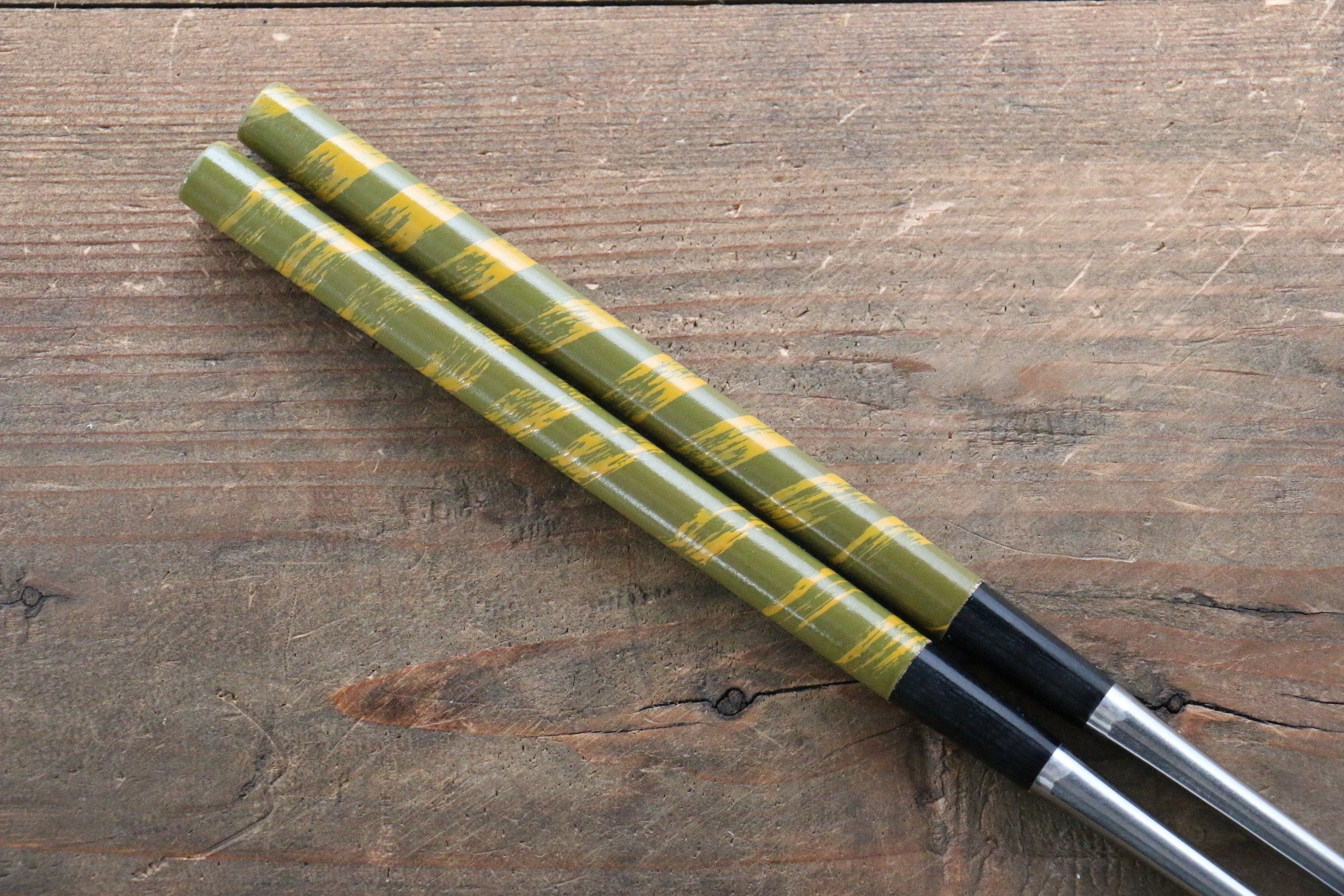 Premium Moribashi Cooking Chopsticks - 165mm Green Spiral Japanese Bamboo Chopsticks for Cooking, Frying & Serving - Perfect for Asian Cuisine, Sushi, Ramen & Hot Pot