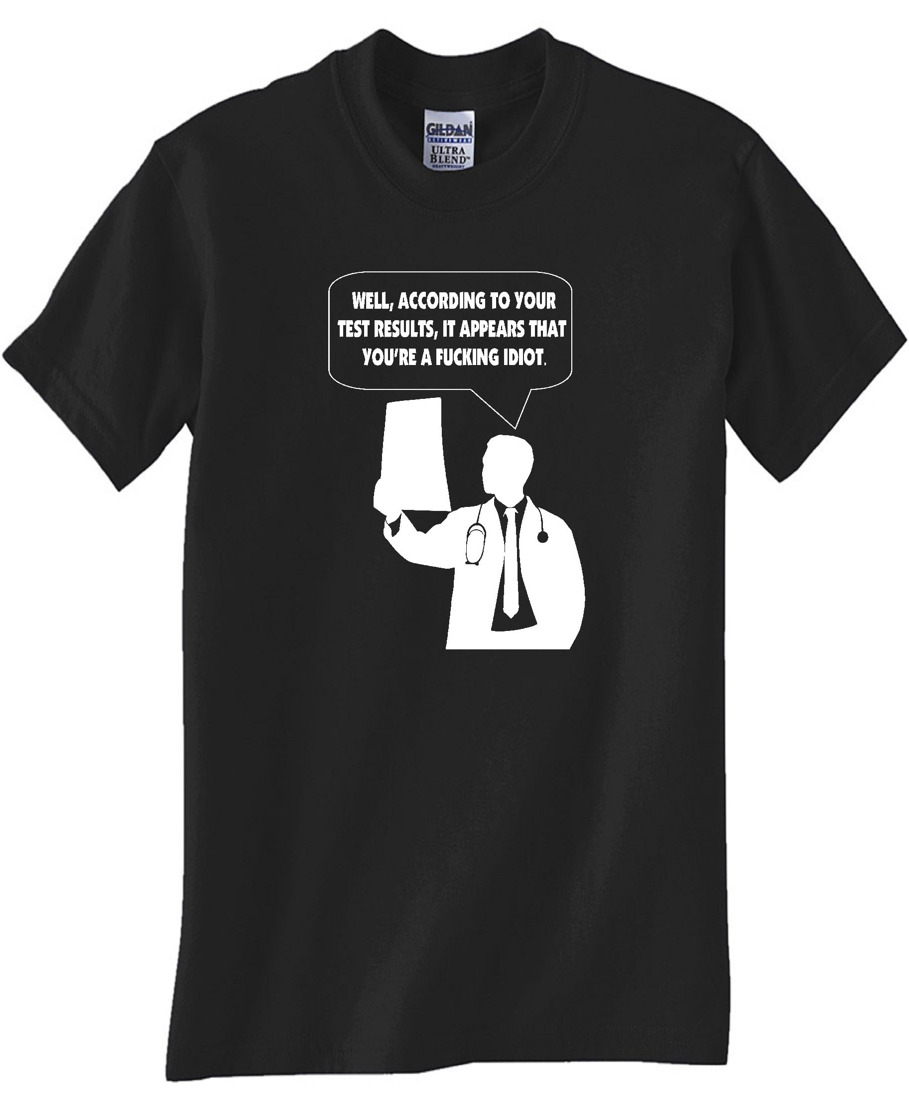 STUFF WITH ATTITUDE Test Results Black T-Shirt - Cool Graphic Tee for Men & Women - Perfect for Casual Wear, Street Style & Everyday Outfits