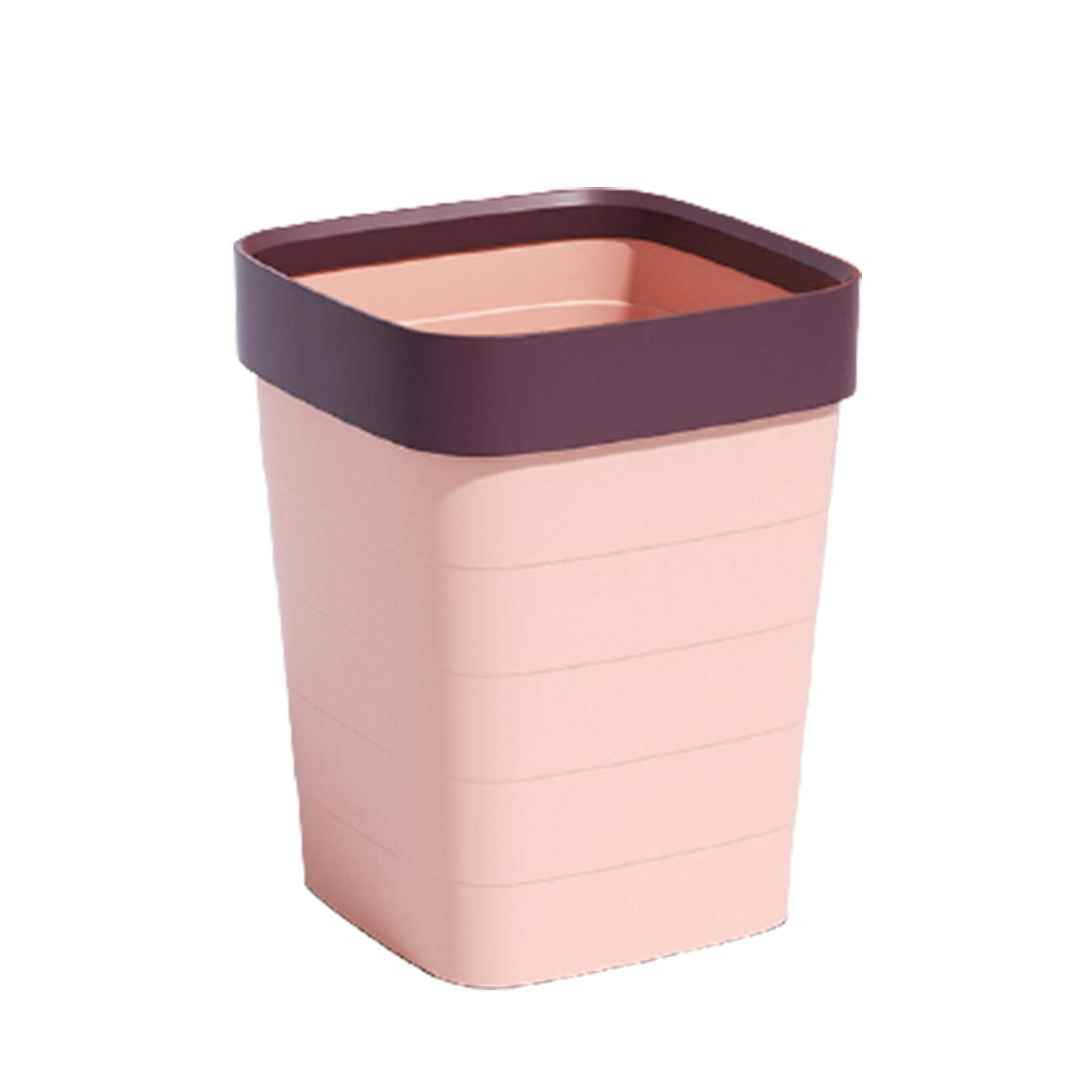 Yodio Push-Type Plastic Storage Basket - Multi-Purpose Trash Bin for Kitchen, Bedroom, Bathroom & Office Organization | Space-Saving Home Storage Solution