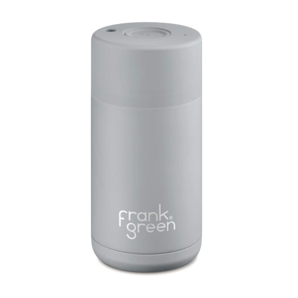 Frank Green Ceramic Travel Mug - Insulated Reusable Coffee Cup with Lid, Leak-Proof & Eco-Friendly - Perfect for Office, Commuting & Outdoor Adventures