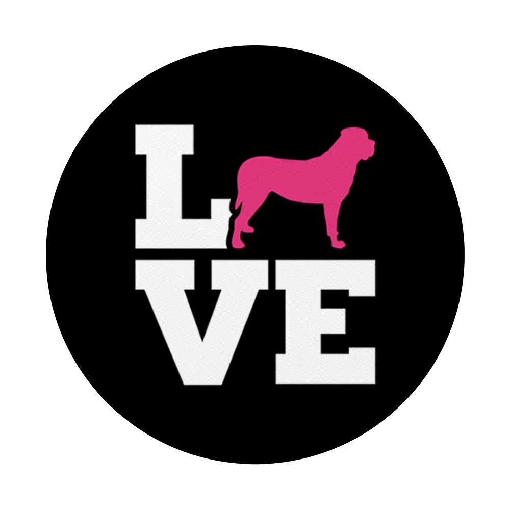**Mastiff Love PopSockets Phone Grip & Stand - Expandable Holder for iPhone, Samsung, Tablets - Perfect for Selfies, Videos, and Hands-Free Use**
