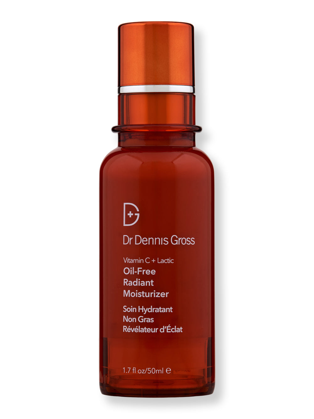 Dr. Dennis Gross Skincare Vitamin C Lactic Oil-Free Radiant Moisturizer - Brightening Face Cream for Dull Skin, Anti-Aging & Hydration - Perfect for Daily Skincare Routine & Glowing Complexion