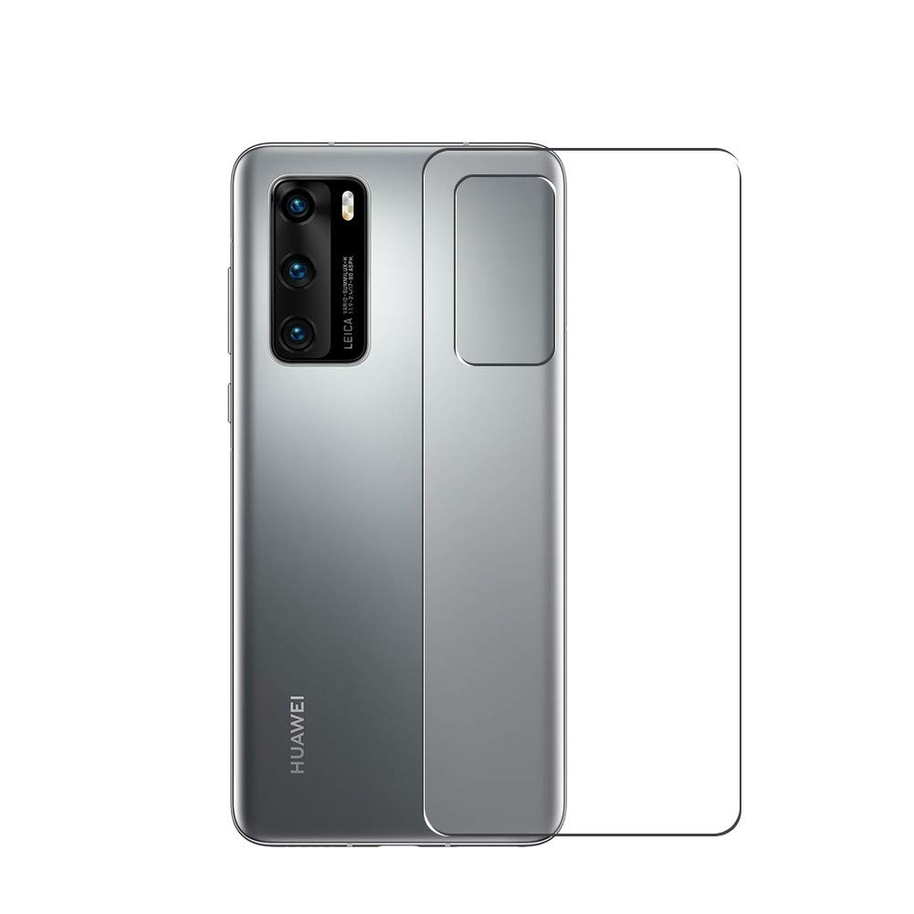2 Pack Huawei P40 Back Screen Protector Film - TPU Flexible Guard Cover (Not Tempered Glass) for Scratch Protection & Daily Use