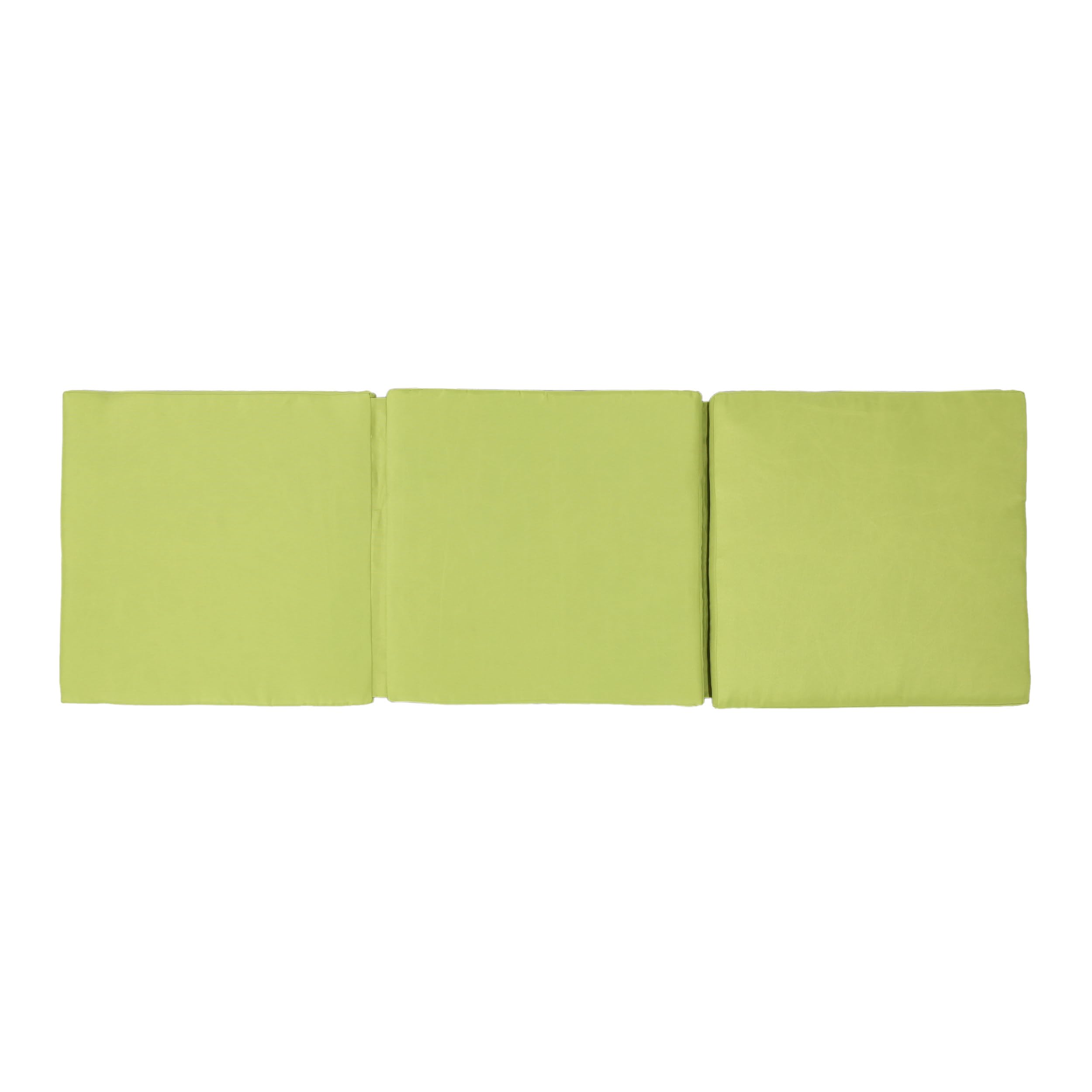 Christopher Knight Home Jamaica Outdoor Water Resistant Chaise Lounge Cushions, 2-Piece Set, Green - Perfect for Poolside, Patio, and Beach Relaxation