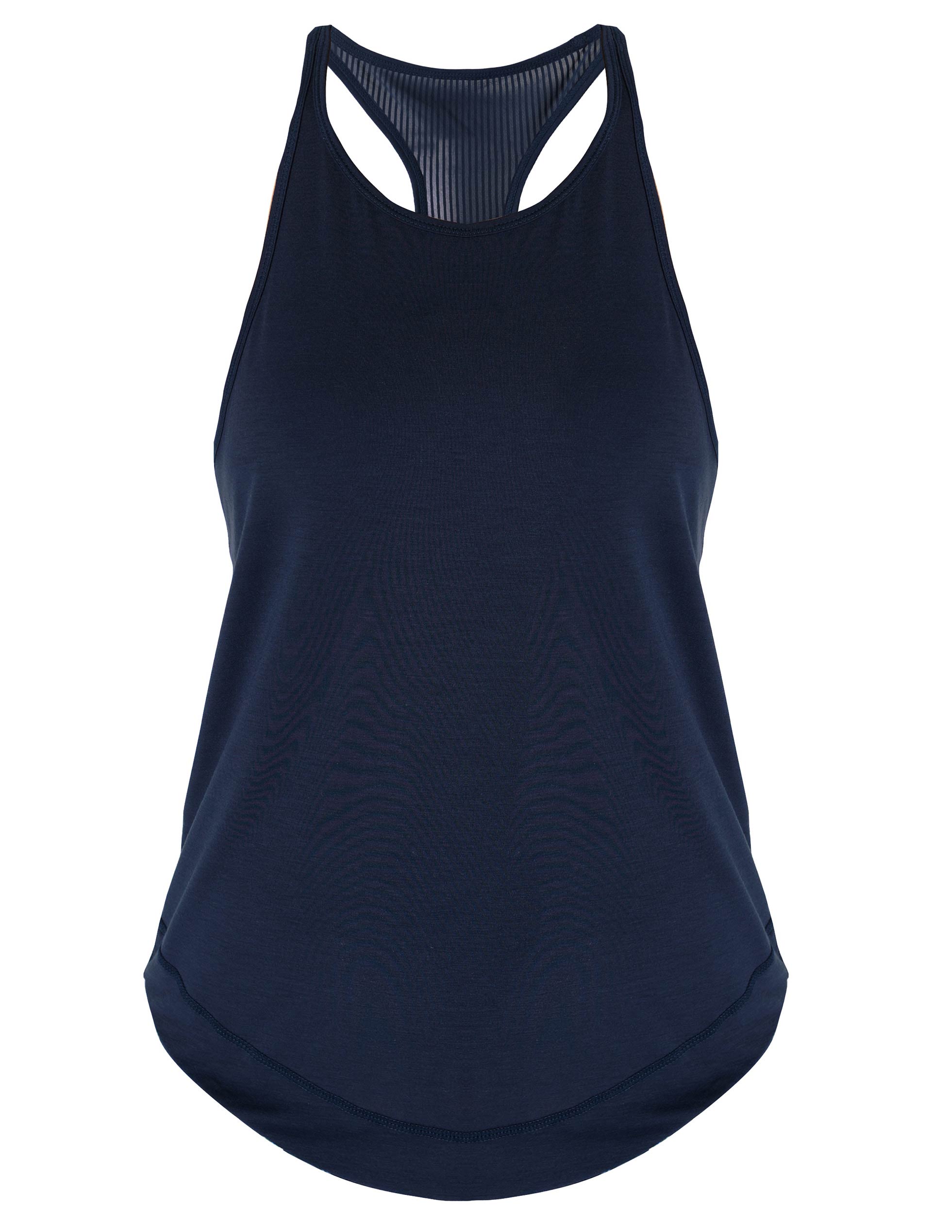 Breathe Easy Running Vest for Men & Women - Lightweight Reflective Navy Blue Jogging Vest for Outdoor Fitness & Night Safety