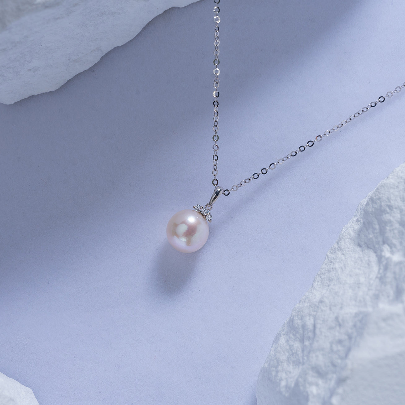 18K Solid Gold Freshwater Pearl Necklace - Elegant Dainty Jewelry Gift for Women - Perfect for Weddings, Anniversaries & Special Occasions