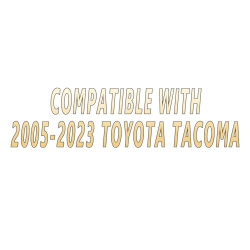 Compatible with 2005-2023 Toyota Tacoma