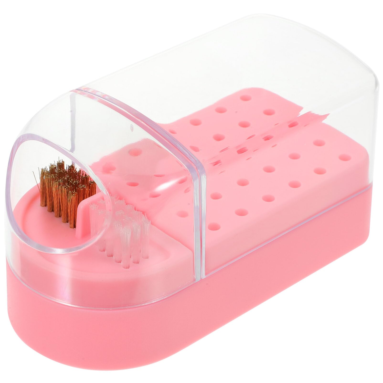 Professional Nail Drill Bit Organizer Case - Portable Storage Box for Nail Art Polishing Heads & Drill Bits - Perfect for Salon, Home Manicure & Travel Nail Kit Organization