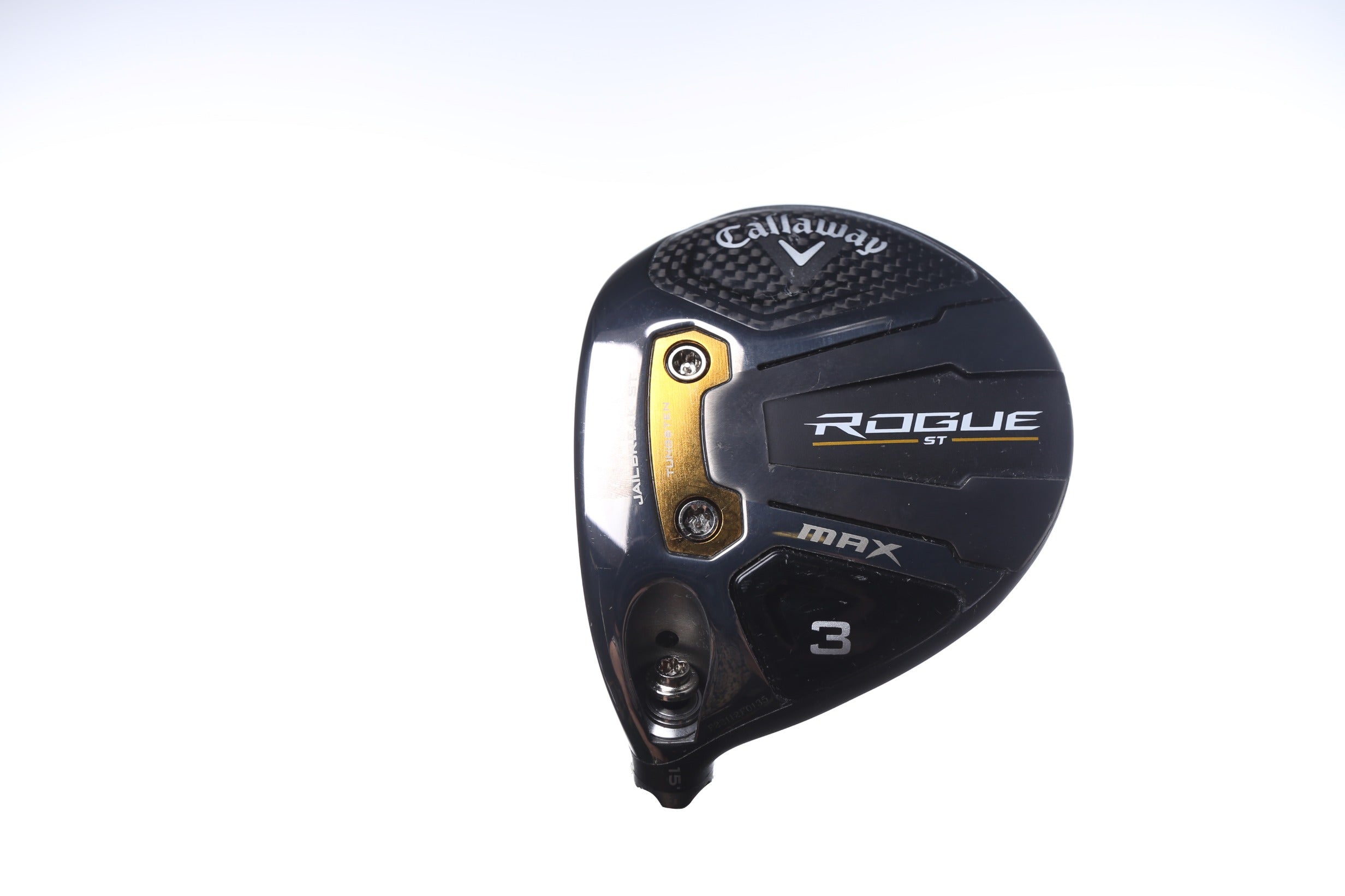 Used Callaway Rogue ST MAX Fairway Wood | Left Handed 15° Golf Club Head Only | Perfect for Left-Handed Golfers Seeking Distance & Forgiveness on the Course