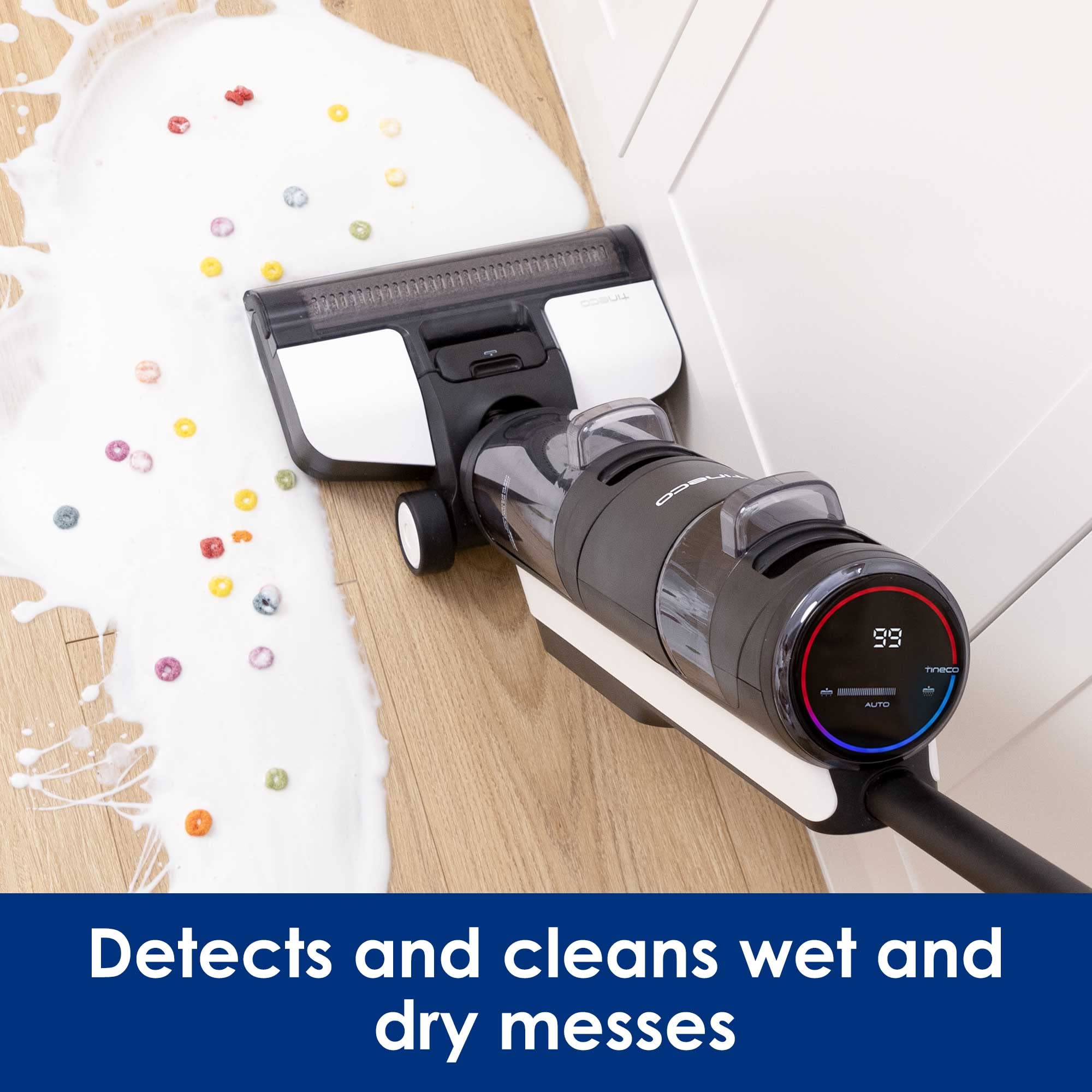 Tineco Floor ONE S3 Breeze Cordless Hardwood Floor Cleaner - Lightweight Wet Dry Vacuum for Multi-Surface Cleaning with Smart Control System | Perfect for Hardwood, Tile & Laminate Floors in Homes & Apartments