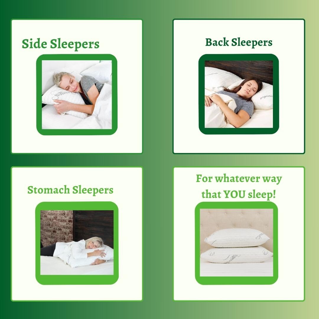 Natural Talalay Latex Pillow for Back & Neck Support - Adjustable Loft, Washable Cover, Handmade in USA - King Size Luxury Sleeping Pillow for Side, Back & Stomach Sleepers | Perfect for Home, Hotel & Travel Use