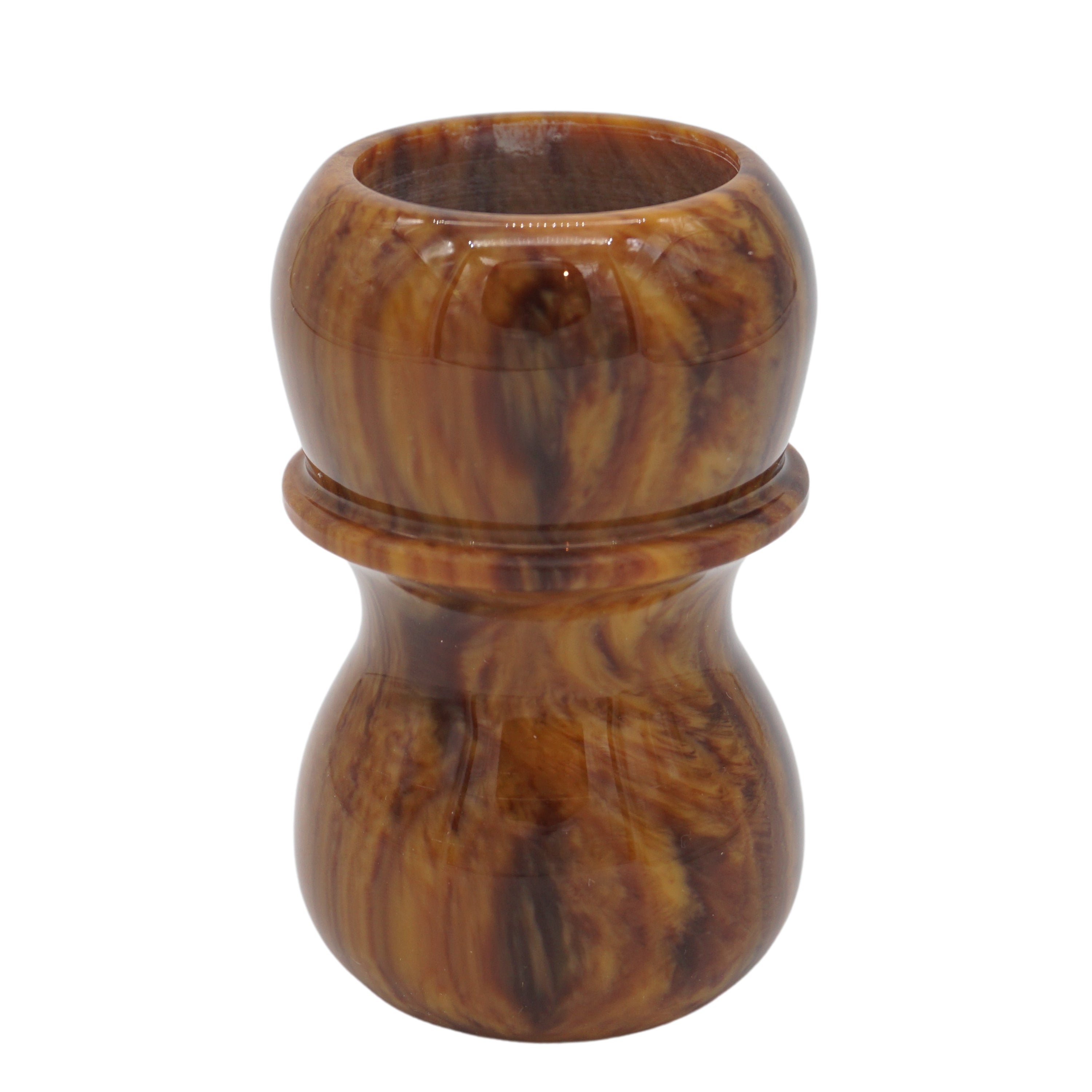 Premium Briar Wood Handcrafted Shaving Brush Handle - Fits 24mm & 26mm Knots - Perfect for Wet Shaving & Grooming Gifts for Men
