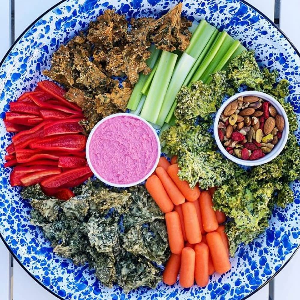Organic Kale Chips - Sour Cream & Onion Flavor | High Protein Vegan Snack | Gluten-Free, No Sugar or Preservatives | Crunchy Dehydrated Kale Snacks for Healthy Lifestyle, Office Snacking & On-the-Go Nutrition