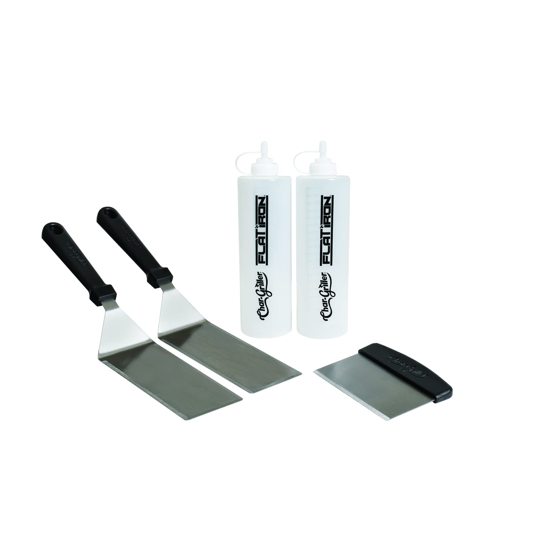 Char-Griller 8905 Stainless Steel Griddle Accessory Kit for Outdoor Grilling - Perfect for BBQ, Camping & Backyard Cooking