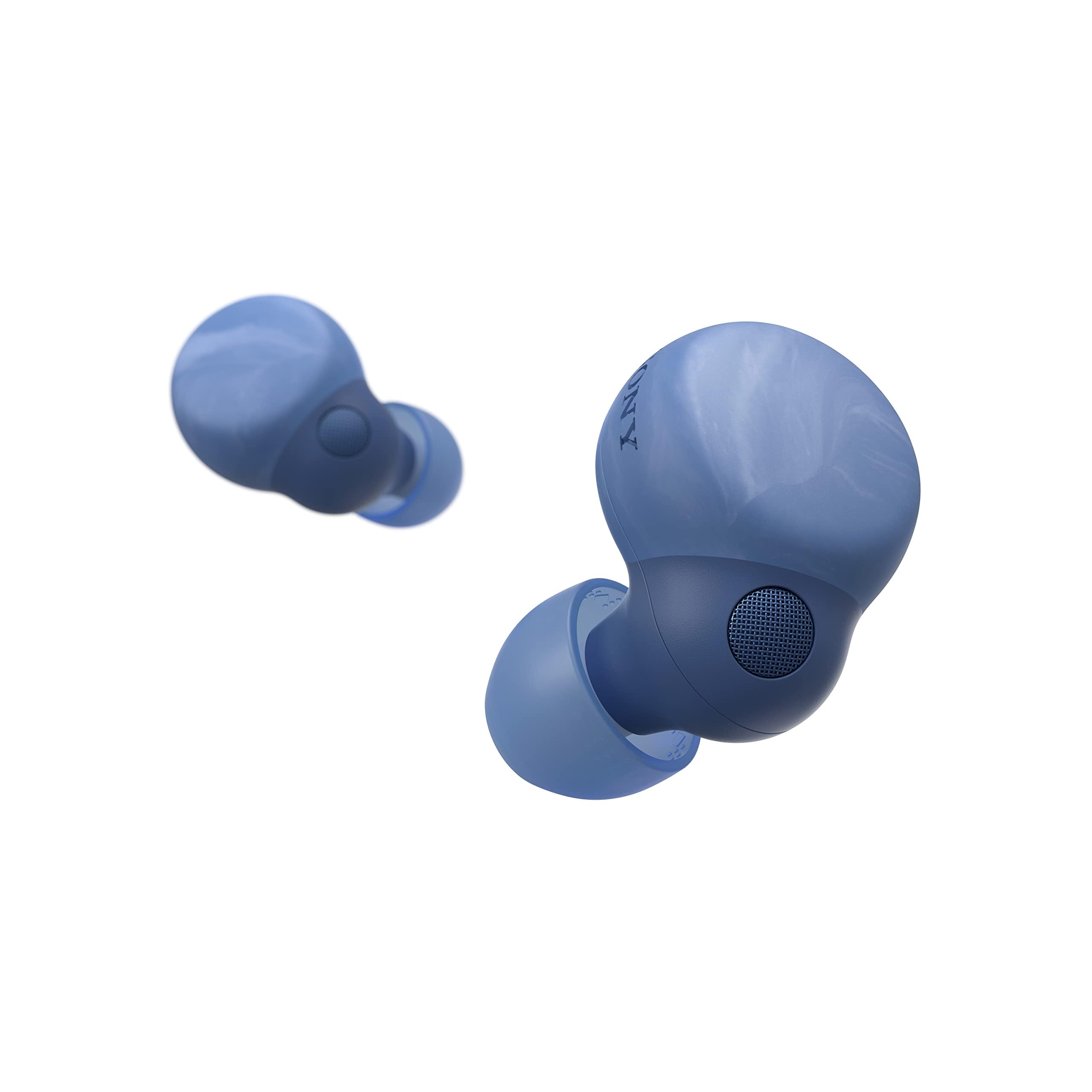 Sony LinkBuds S Truly Wireless Noise Canceling Earbuds with Alexa Built-in, Bluetooth 5.2 Headphones for iPhone & Android - Earth Blue | Perfect for Commuting, Workouts & Travel