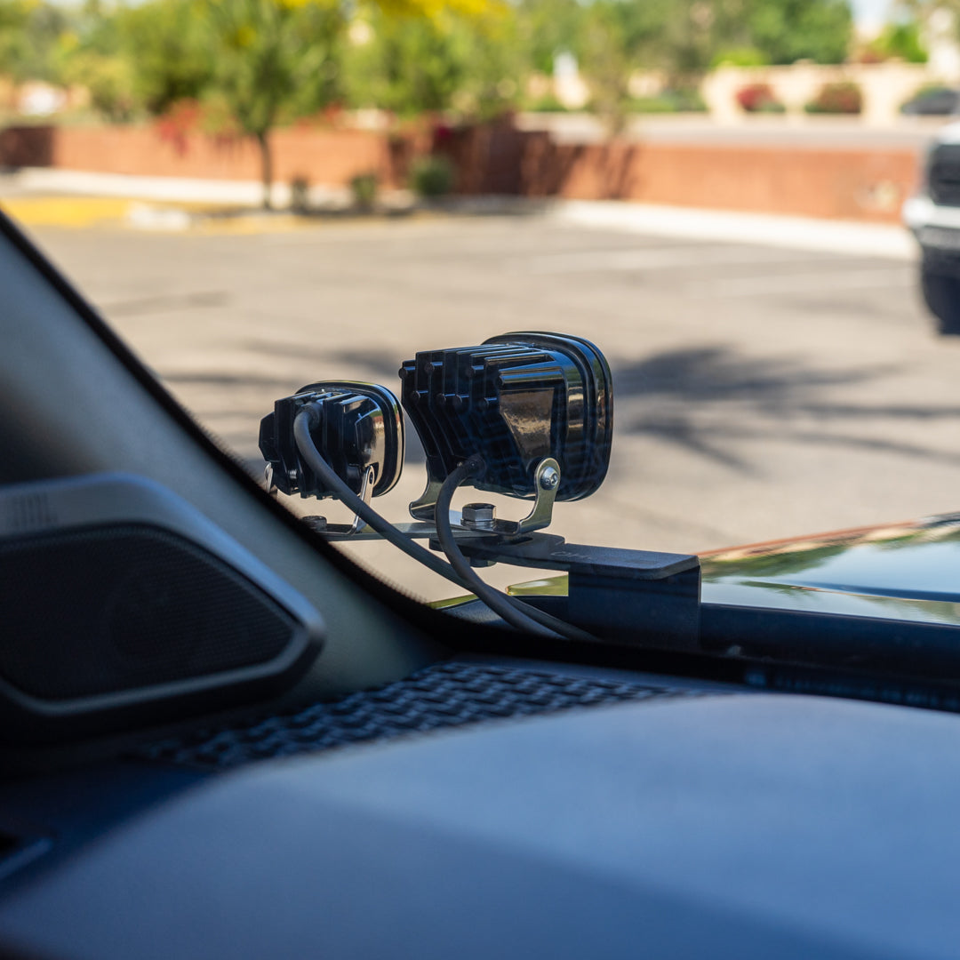 2024 Tacoma A Pillar Light Mounts - Heavy Duty Off-Road LED Light Brackets for Toyota Tacoma | Perfect for Night Driving, Camping & Overlanding Adventures
