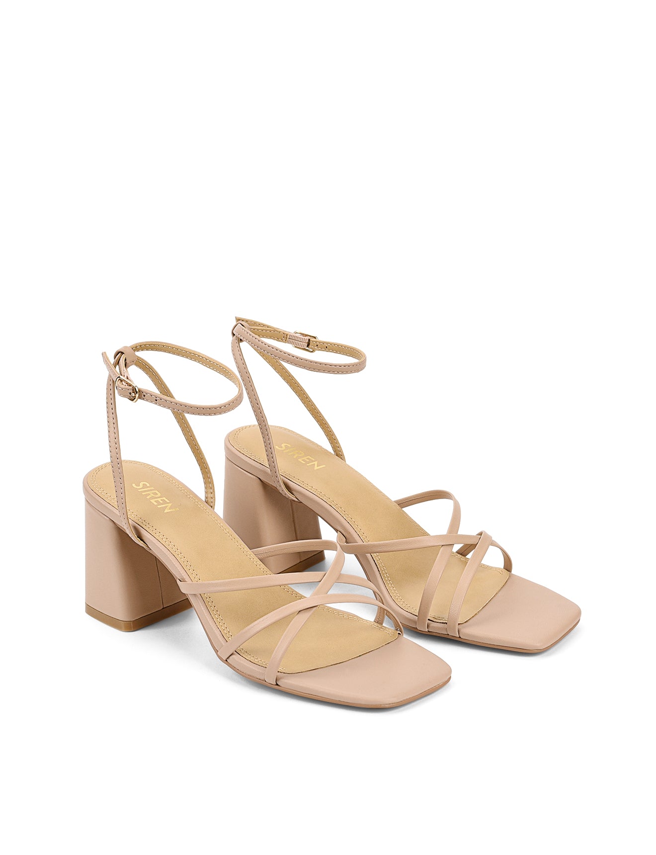 Straus Block Heel Sandals for Women - Comfortable Seashell Leather Summer Shoes - Perfect for Beach Weddings, Vacations & Casual Outings