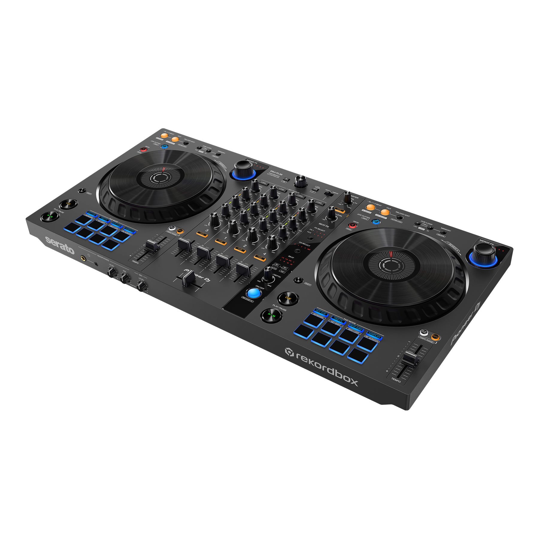 Pioneer DJ DDJ FLX6 GT 4-Channel Professional DJ Controller with Serato DJ Pro - Perfect for Clubs, Parties & Home DJing