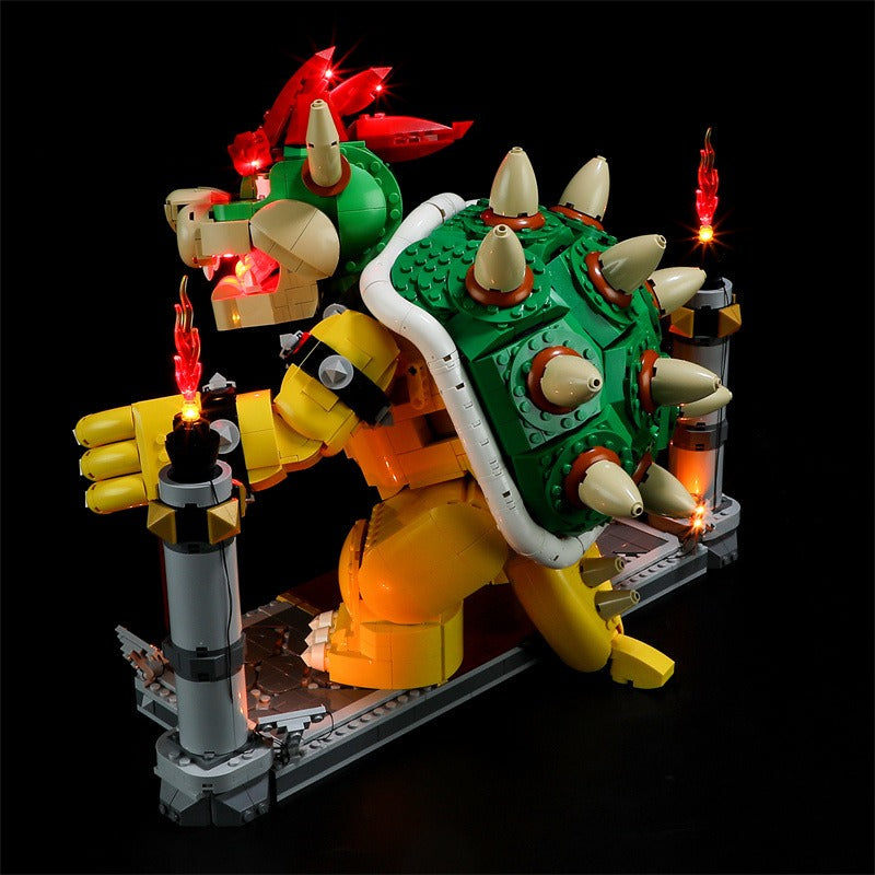 2807 PCS Super Mario The Mighty Bowser Building Set - Compatible with LEGO 71411 - Creative Construction Toy for Kids & Adults - Perfect for Birthday Gifts, Home Decoration, and Collectors Display