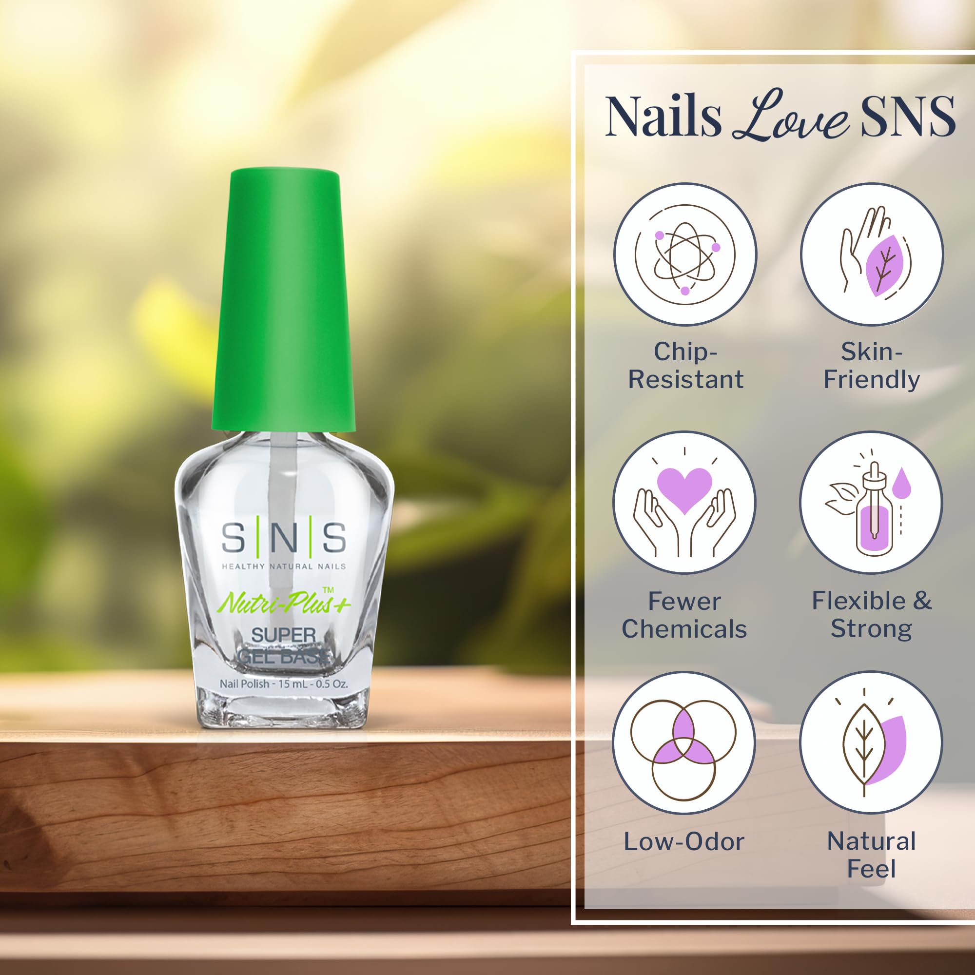 SNS Nails Gel Base Refill - 2 oz Professional Dipping Powder System - Long-Lasting Manicure & Pedicure Kit for Salon & Home Use (Packaging May Vary)