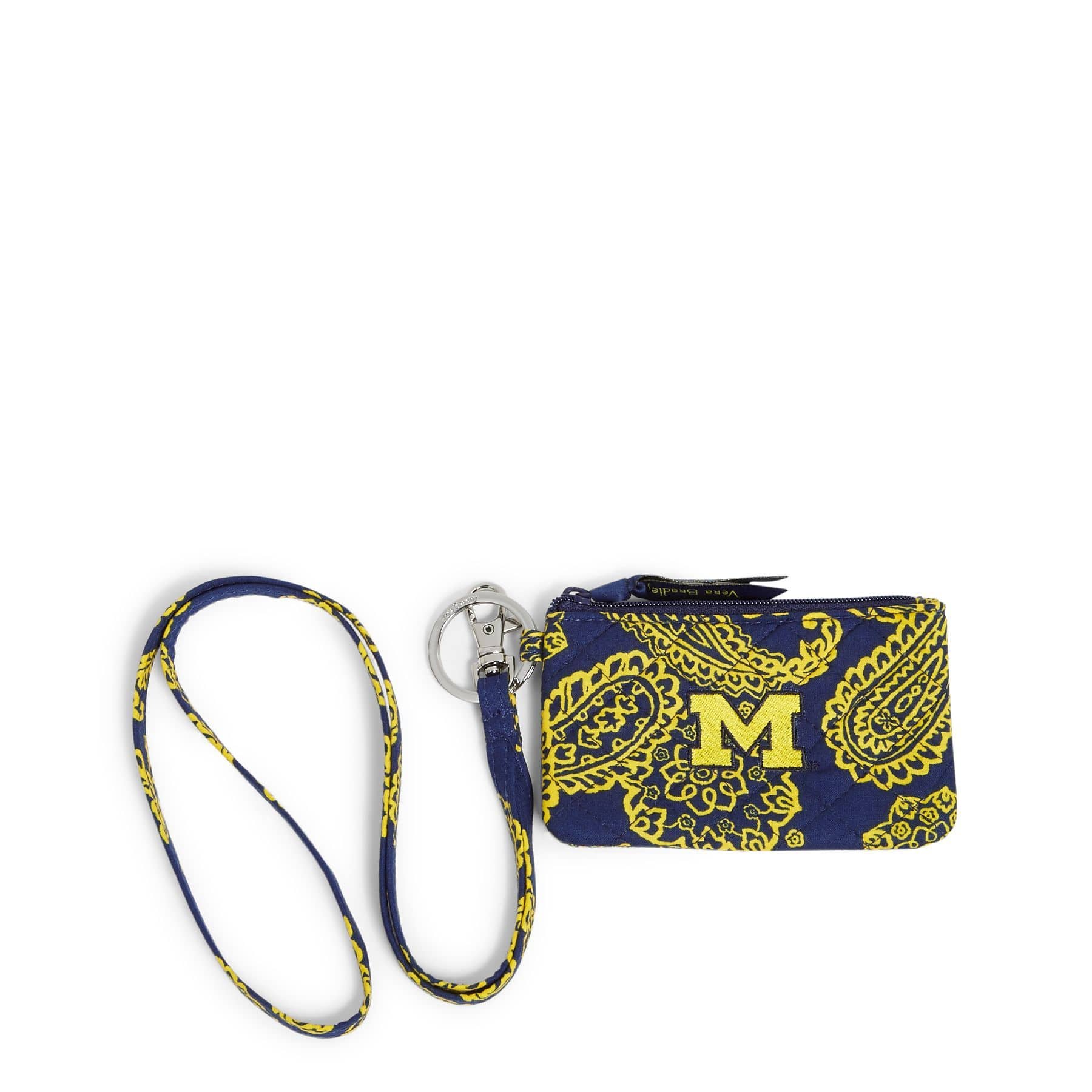 Collegiate Zip ID Lanyard with Breakaway Safety Clip - Custom School Logo Lanyard for Students, Teachers & Staff - Perfect for Campus ID Badges, Keys & Access Cards