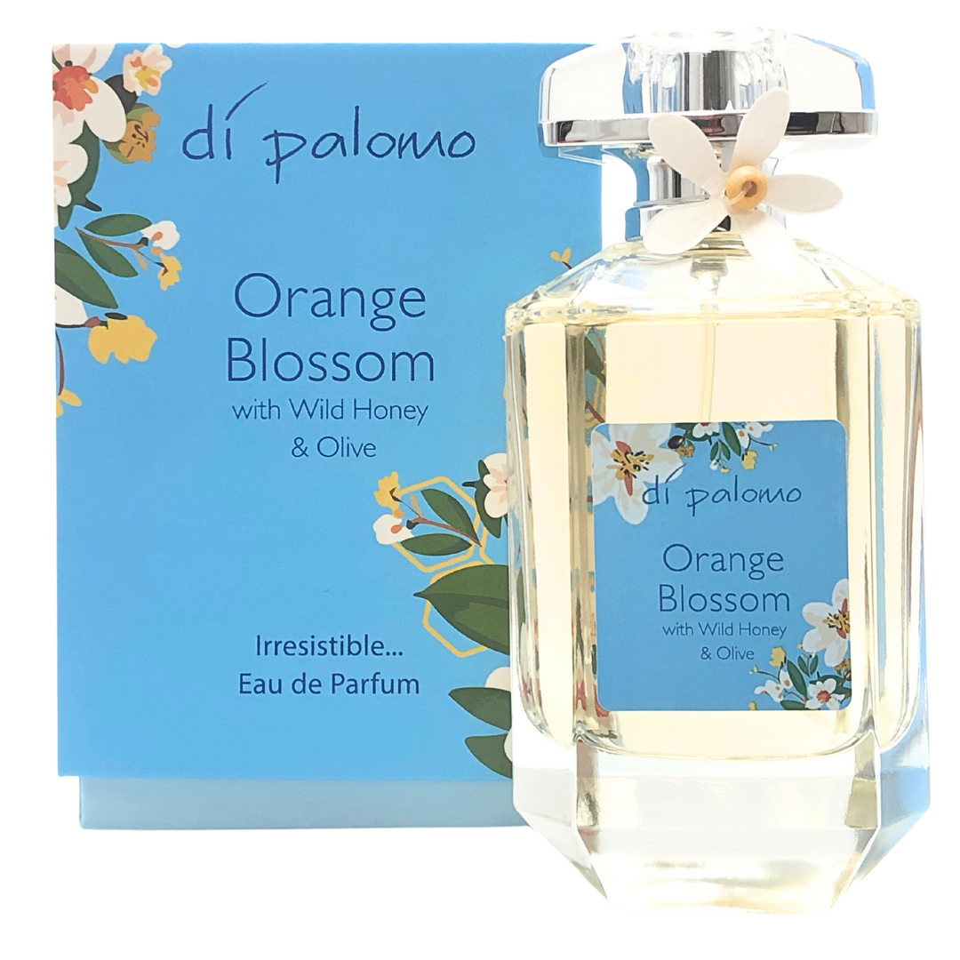 Di Palomo Orange Blossom with Honey & Olive Eau de Parfum 100ml - Luxurious Floral Scent for Women, Long-Lasting Fragrance for Date Night & Special Occasions