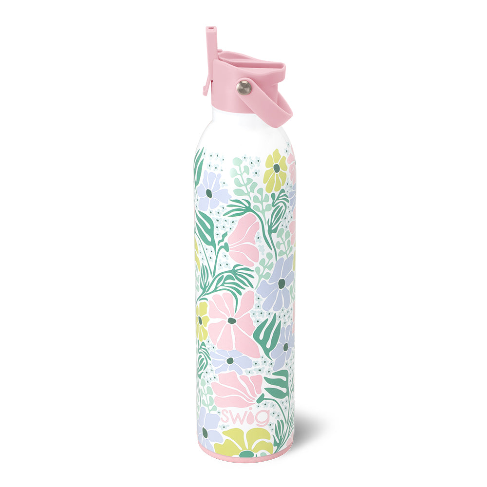 26oz Garden Party Flip & Sip Water Bottle - Leakproof Insulated Stainless Steel Tumbler for Outdoor Picnics, Beach Trips & Summer BBQs