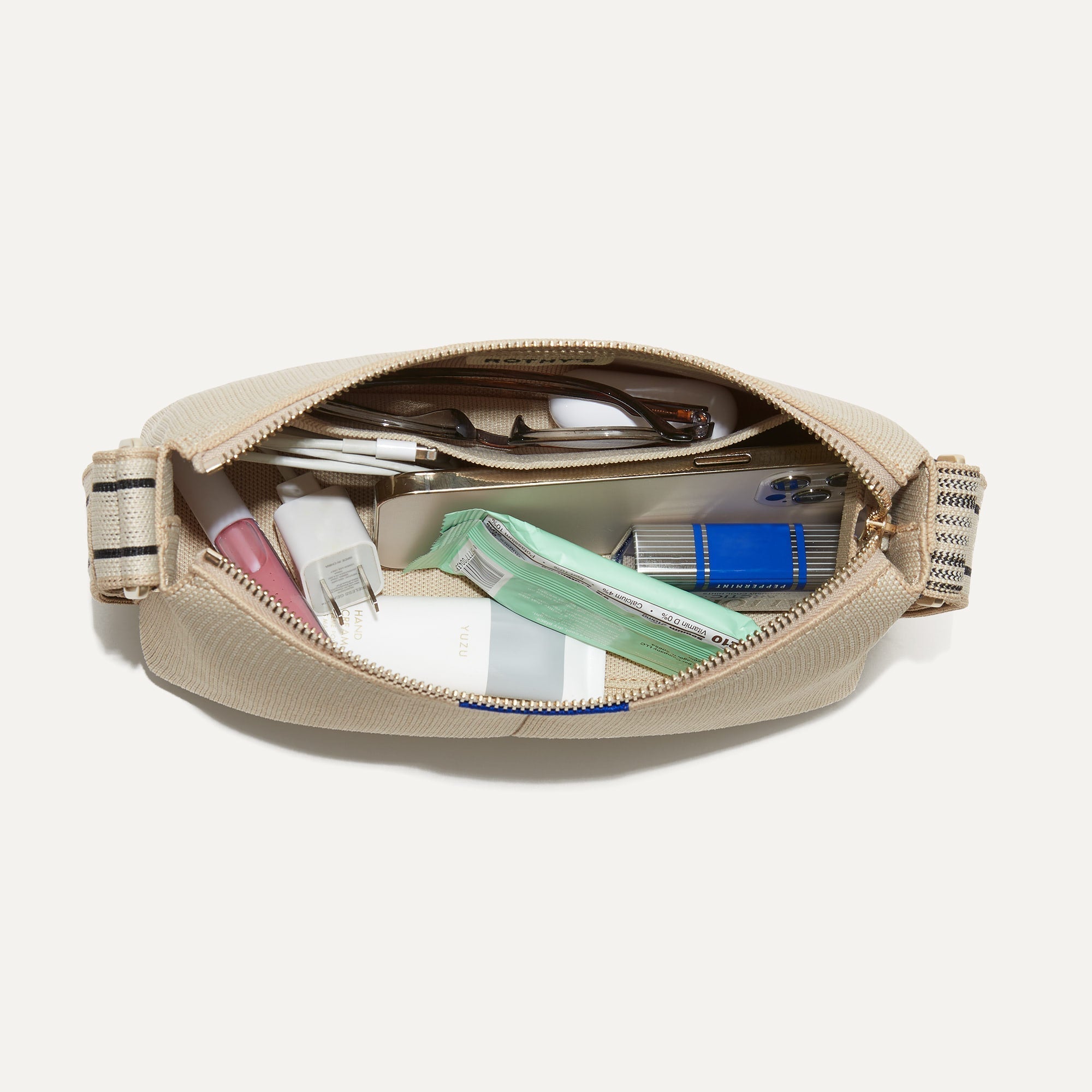 Stylish Casual Crossbody Bag in Parchment - Perfect for Everyday Use, Travel & Shopping