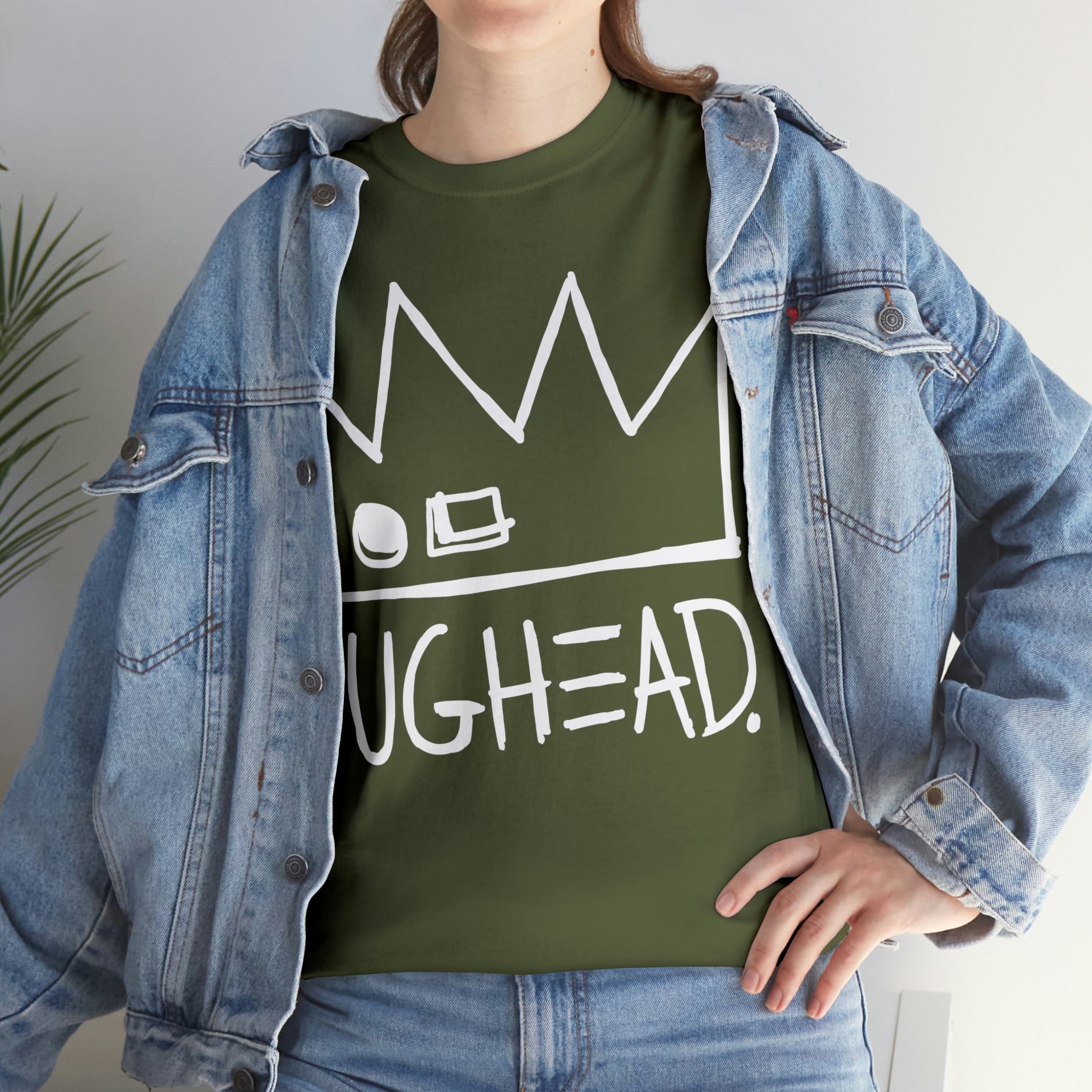 Archie Comics Jughead Jones Crown T-Shirt - Unisex Heavy Cotton Tee for Casual Wear & Comic Fan Gifts