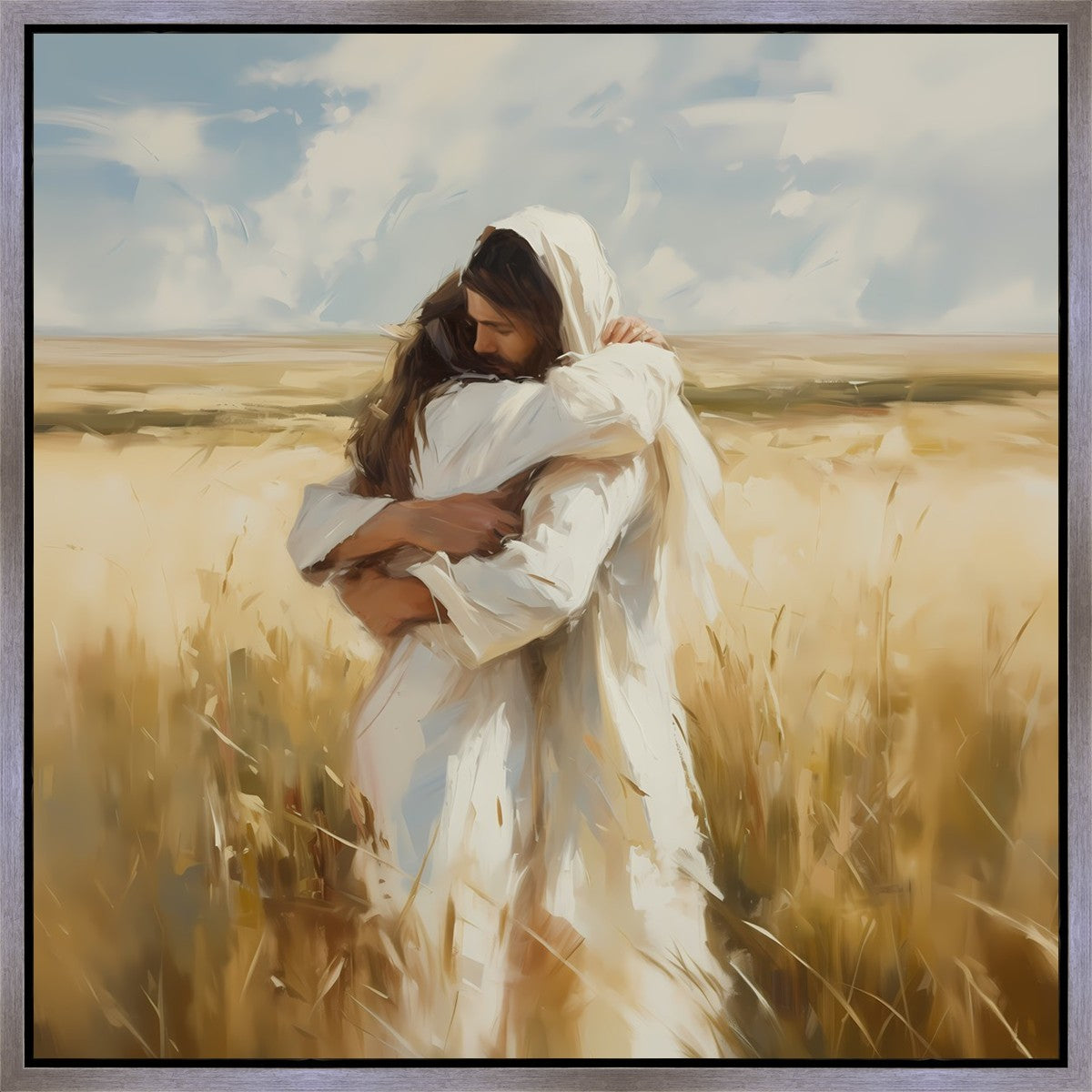 Arms of Mercy Gallery Wrap Canvas - Premium Handmade Wall Art for Home & Office Decor - Perfect for Living Room, Bedroom, and Gift Giving