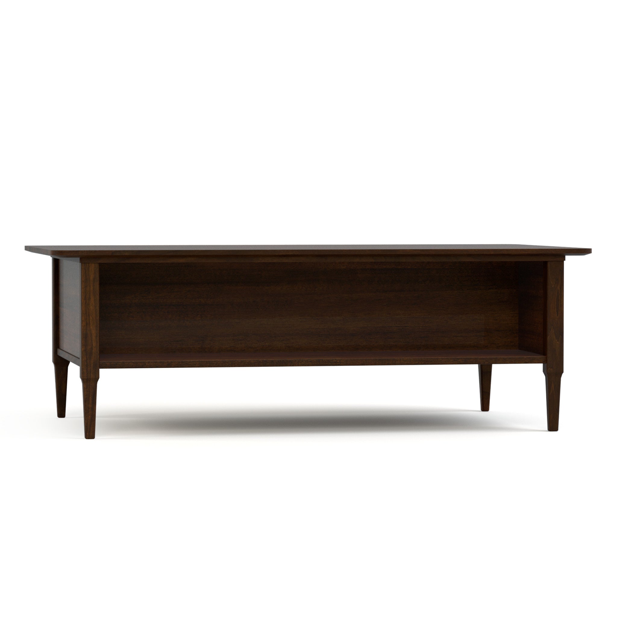 Hudson Valley Cocktail Table - Modern Coffee Table with Storage Shelf for Living Room, Lounge & Office - Stylish End Table for Small Spaces & Home Decor