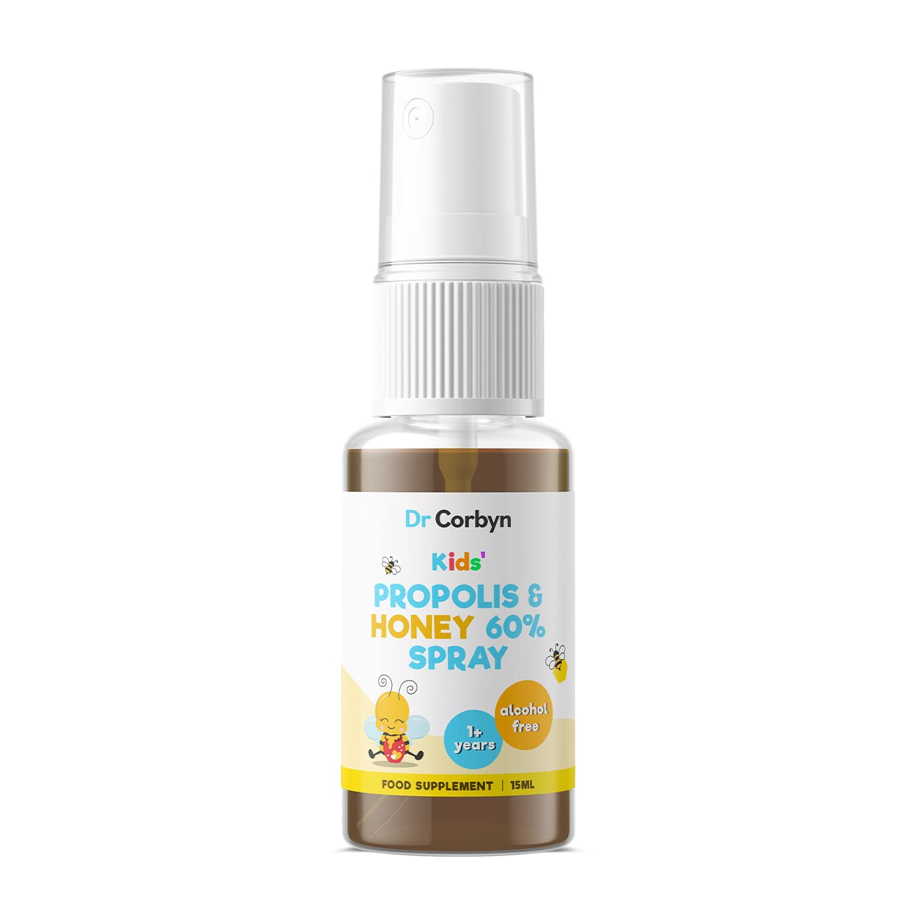 Kids' Propolis & Honey Throat Spray 15ml - Natural Sore Throat Relief for Children | Home & Travel Use
