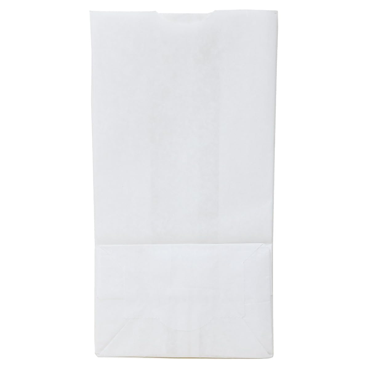 4# Waxed Bakery Bags - Plain White, 5