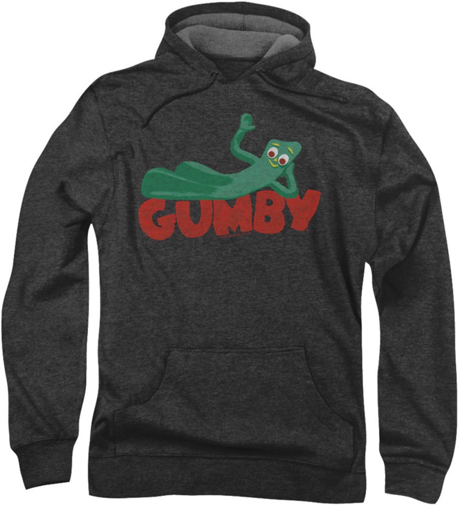 Gumby Men's Logo Hoodie - Soft & Comfortable Pullover Sweatshirt for Casual Wear, Street Style & Everyday Outfits