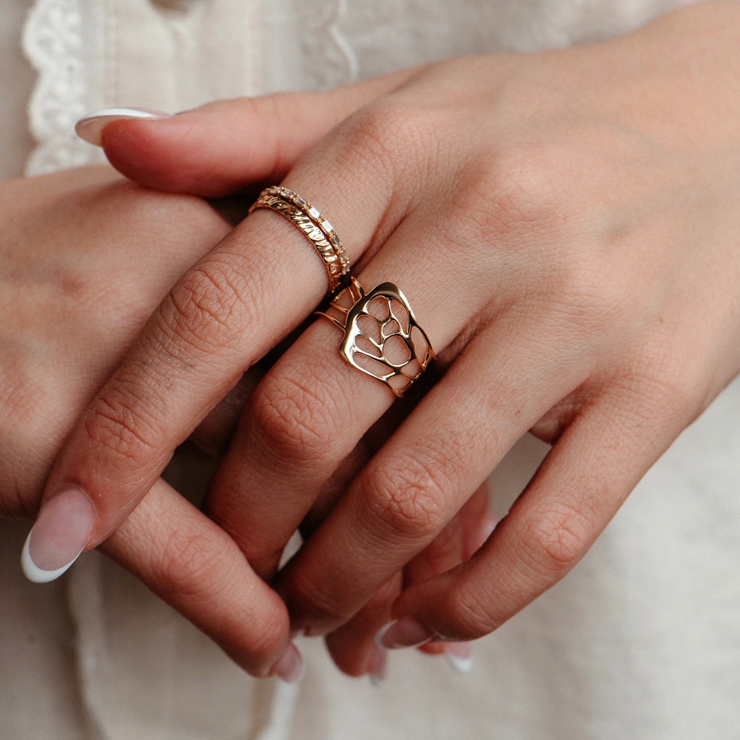 14K Yellow Gold Butterfly Ring - Elegant Winged Being Jewelry for Women, Perfect for Gifts, Parties & Everyday Wear