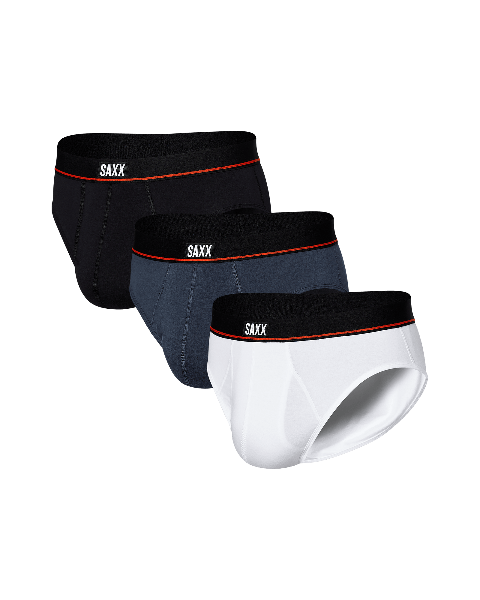 Premium Non-Stop Stretch Cotton Underwear (3-Pack) - Ultra Soft Breathable Comfort for Everyday Wear, Workout & Travel