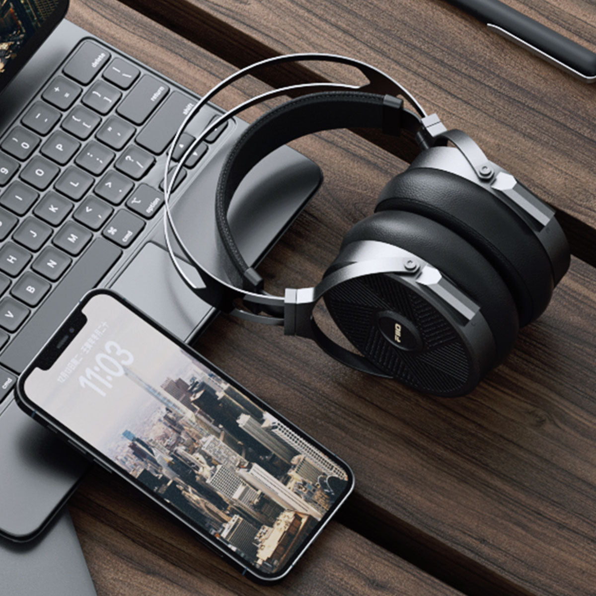 FiiO FT5 Open-Back Planar Magnetic Headphones - High-Fidelity Audiophile Headset for Music, Gaming & Studio Monitoring