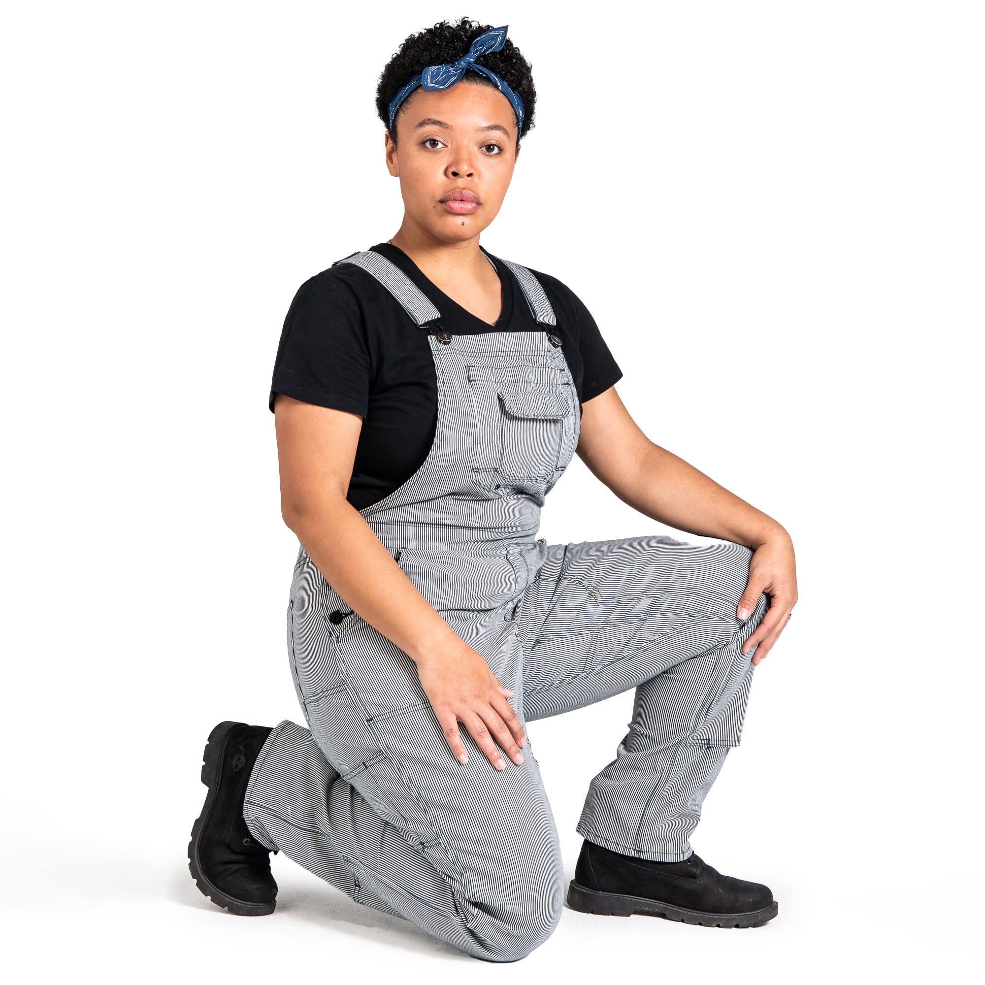 Dovetail Workwear Freshley Women's Overalls with 13 Pockets - Durable & Functional Workwear for Construction, Farming & Outdoor Jobs