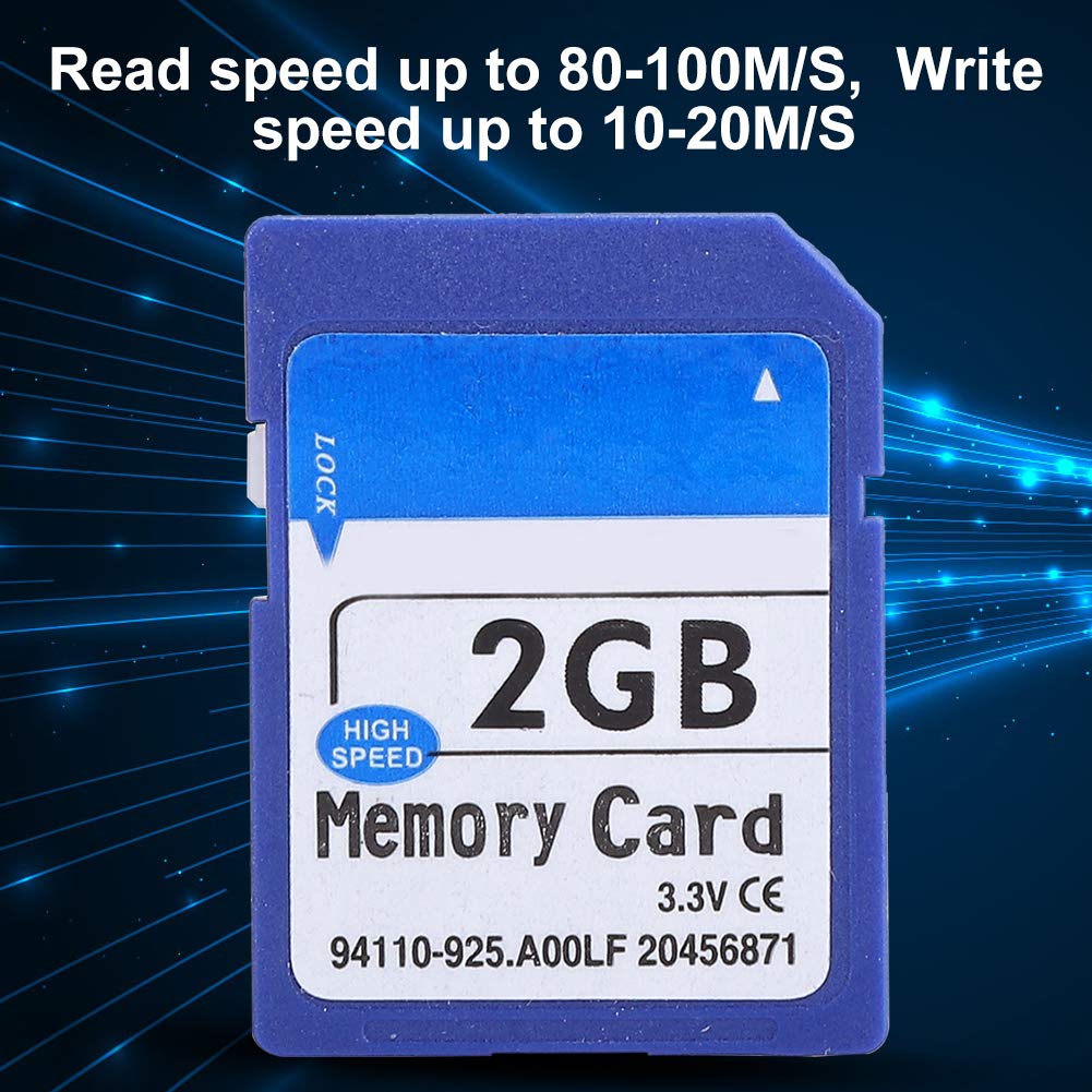 Beufee 2GB SD Card - 90MB/s Fast Read Speed, Secure Digital Flash Memory Card for DSLR Cameras, Music, Photos - Reliable Data Storage for Travel, Events & Daily Use