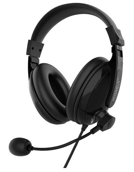 Morpheus 360 Deluxe Multimedia Stereo USB Headset with Noise Cancellation - 3 Pack for Gaming, Online Meetings & Music Listening
