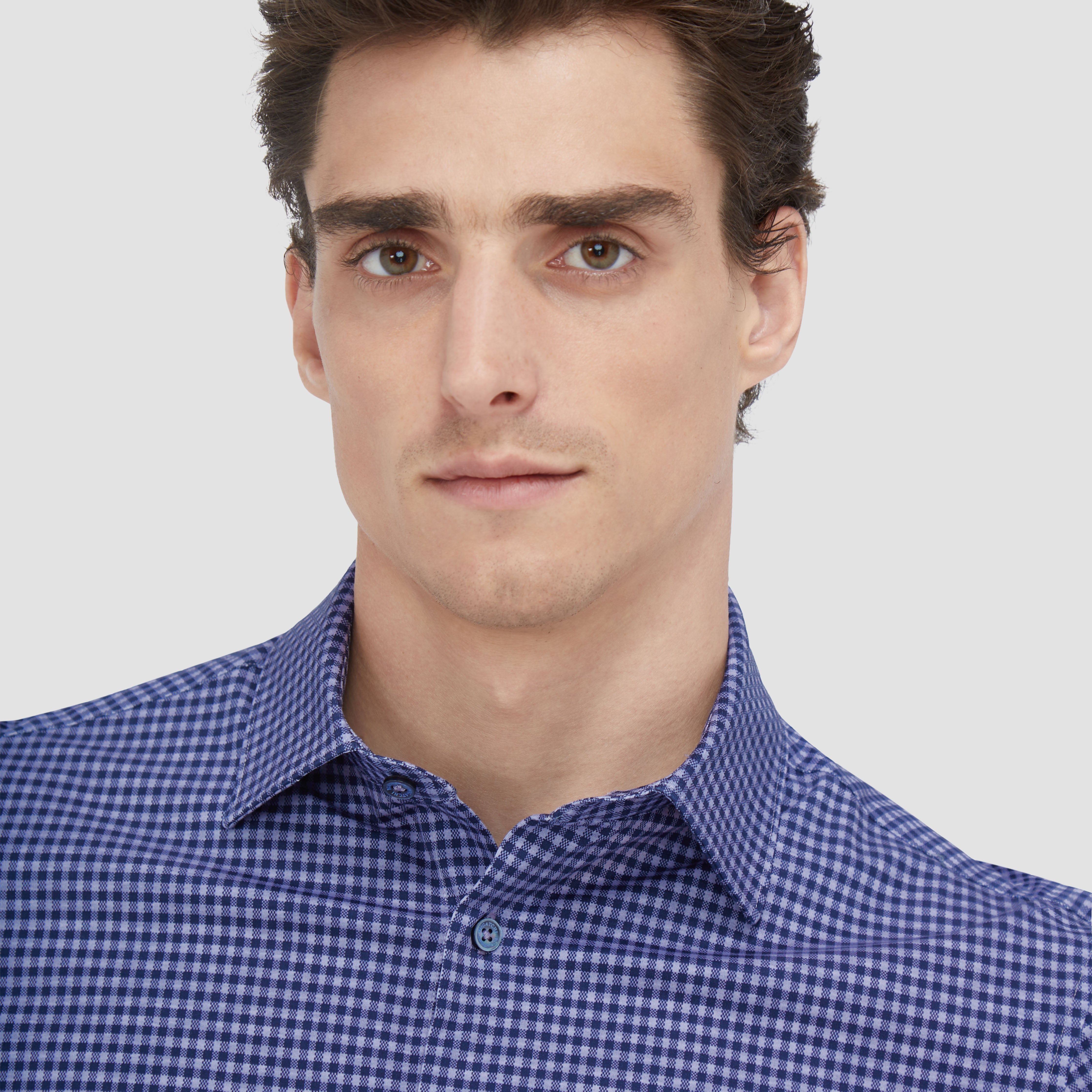 James Checkered Cotton Shirt for Men - Soft & Breathable Button Down Shirt - Casual & Office Wear - Perfect for Work, Date Night and Everyday Outfits