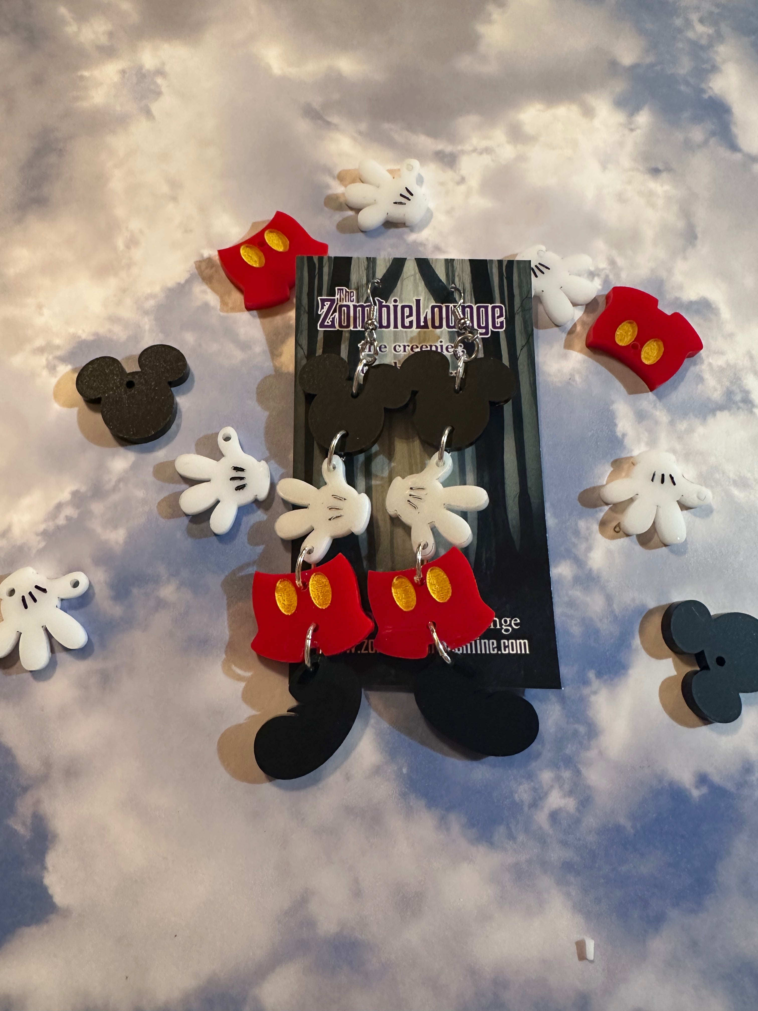 Cute Mouse Costume Earrings - Animal Themed Jewelry for Women & Girls - Perfect for Halloween, Cosplay & Costume Parties
