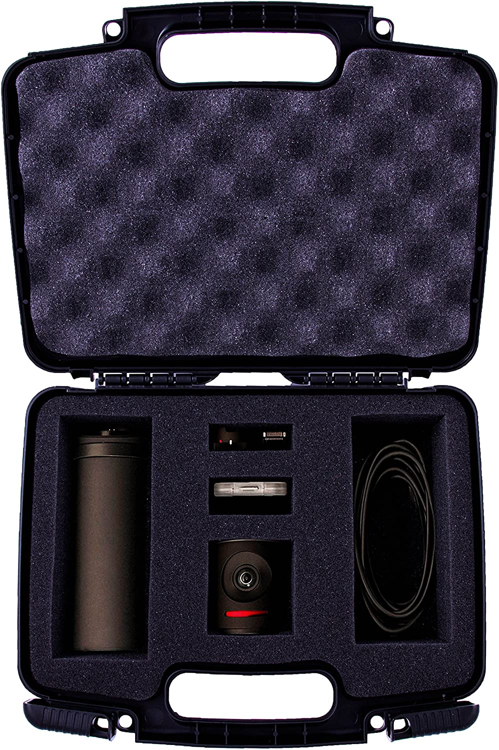 CASEMATIX Durable Hard Camera Case with Custom Foam Insert - Compatible with Mevo Live Event Camera & Streaming Accessories - Perfect for Travel, Studio & Outdoor Broadcast Protection
